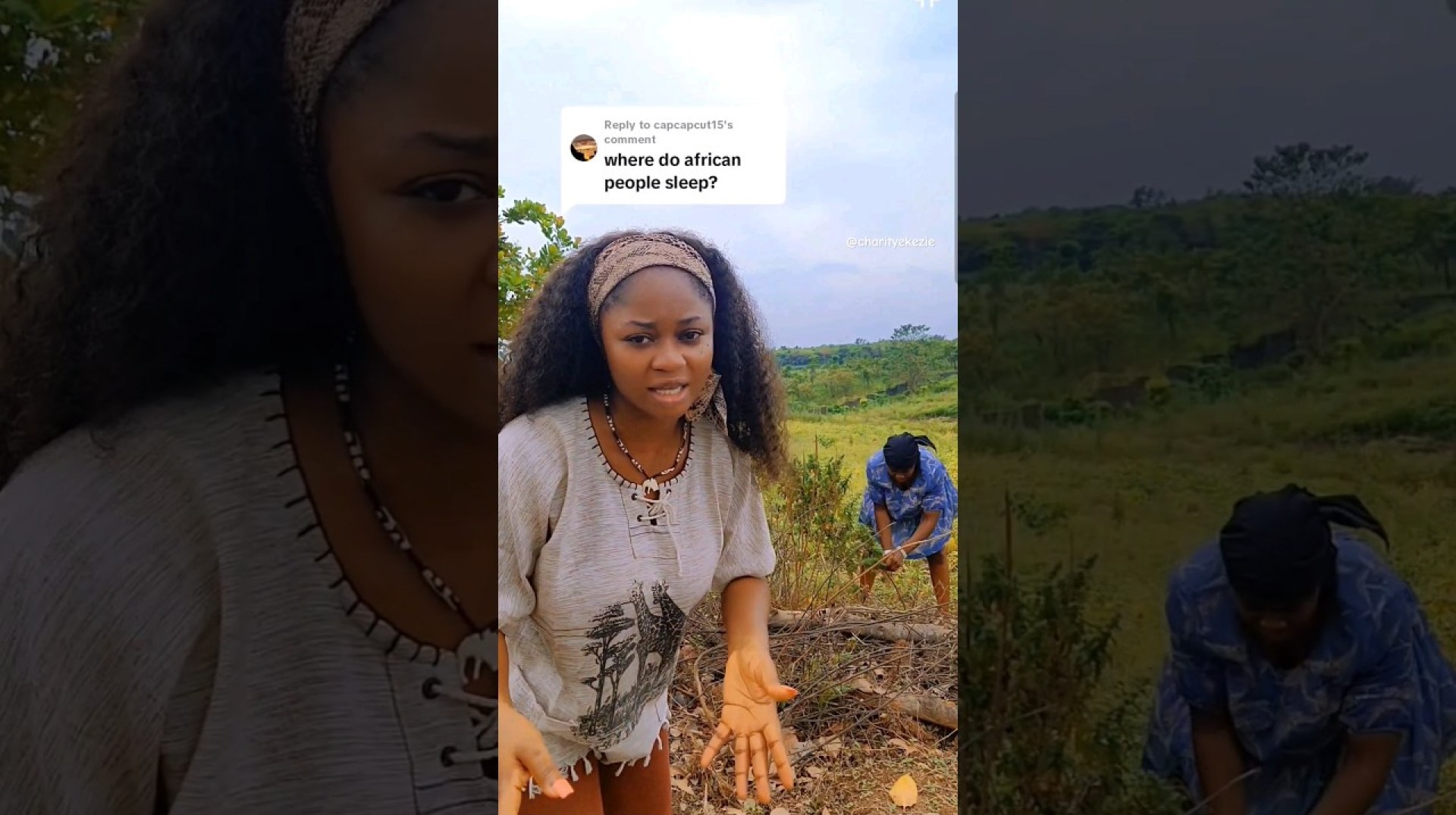 How we sleep in the Bush in Africa- mini documentary. #sarcasm #charityekezie #africa How we sleep in the Bush in Africa- mini documentary. #sarcasm #charityekezie #africa
