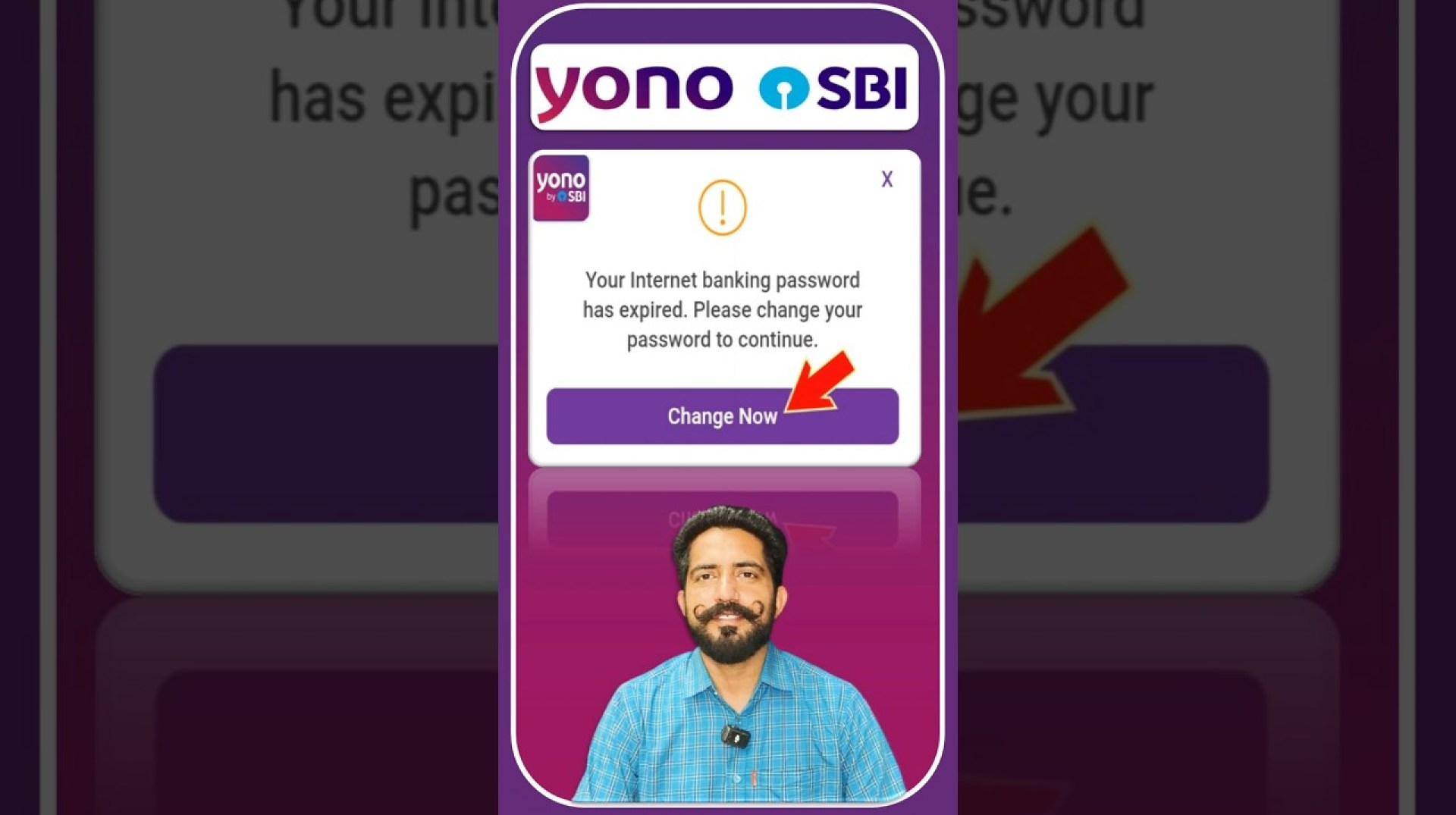 Yono SBI Your Internet Banking Password has Expired Yono SBI Your Internet Banking Password has Expired