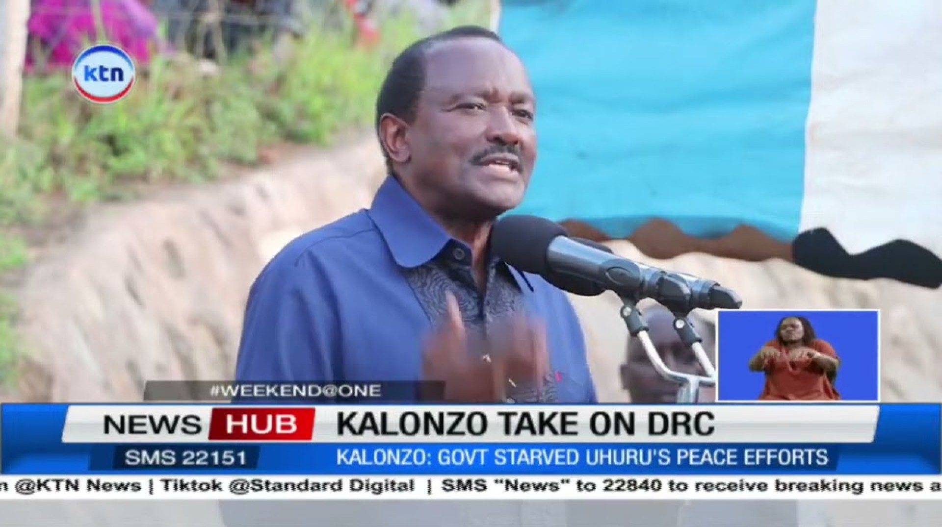 Kalonzo Musyoka laughs off President's Ruto efforts in the DRC conflict Kalonzo Musyoka laughs off President's Ruto efforts in the DRC conflict
