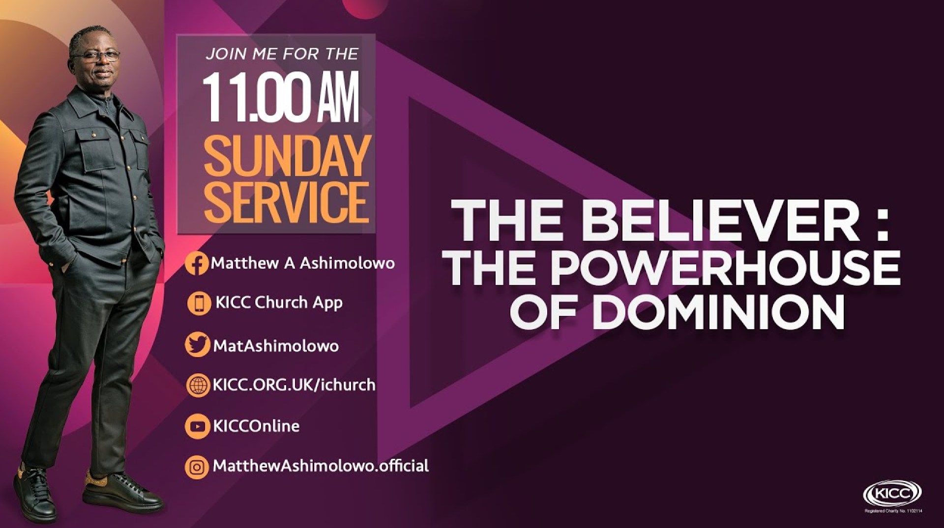 KICC 11am Service | THE BELIEVER: The Powe House of Dominion | 29-09-2024 KICC 11am Service | THE BELIEVER: The Powe House of Dominion | 29-09-2024