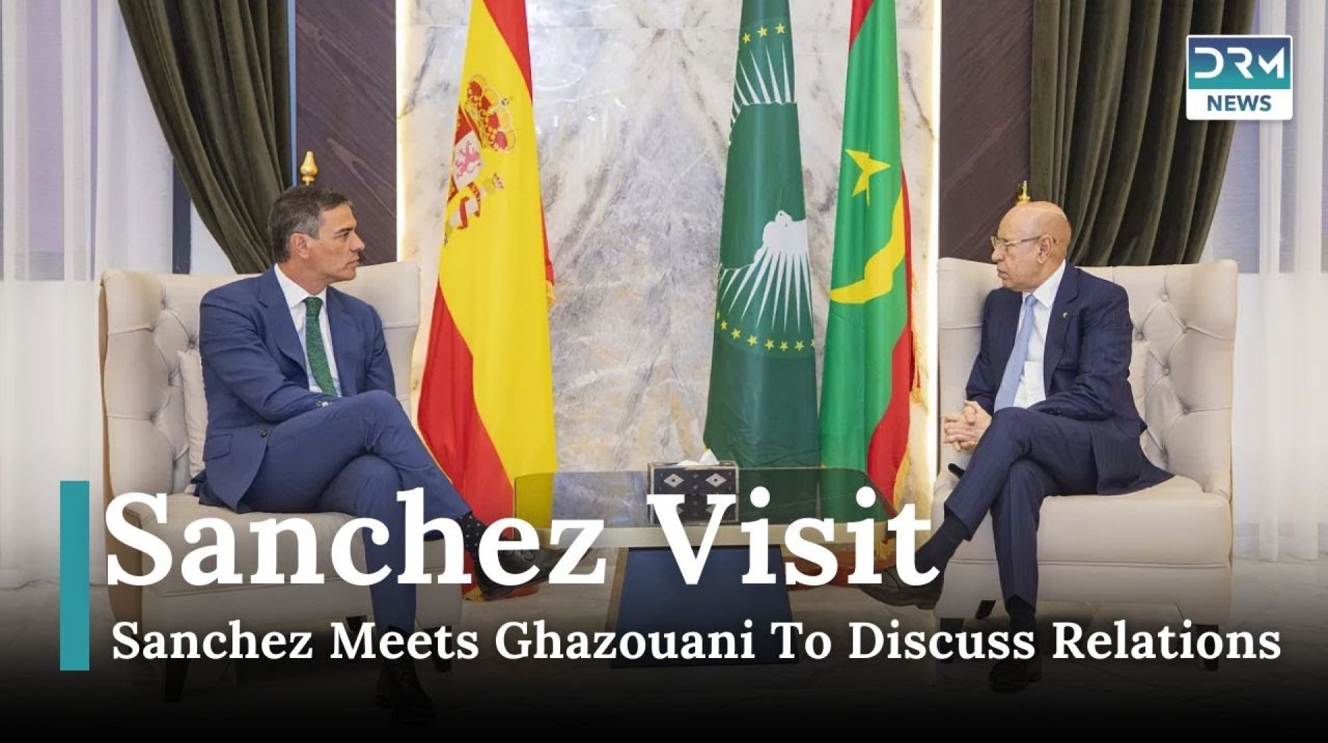 Spain PM Sánchez Meet With Mauritania's President Ghazouani | News Today | DRM News | AC13 Spain PM Sánchez Meet With Mauritania's President Ghazouani | News Today | DRM News | AC13
