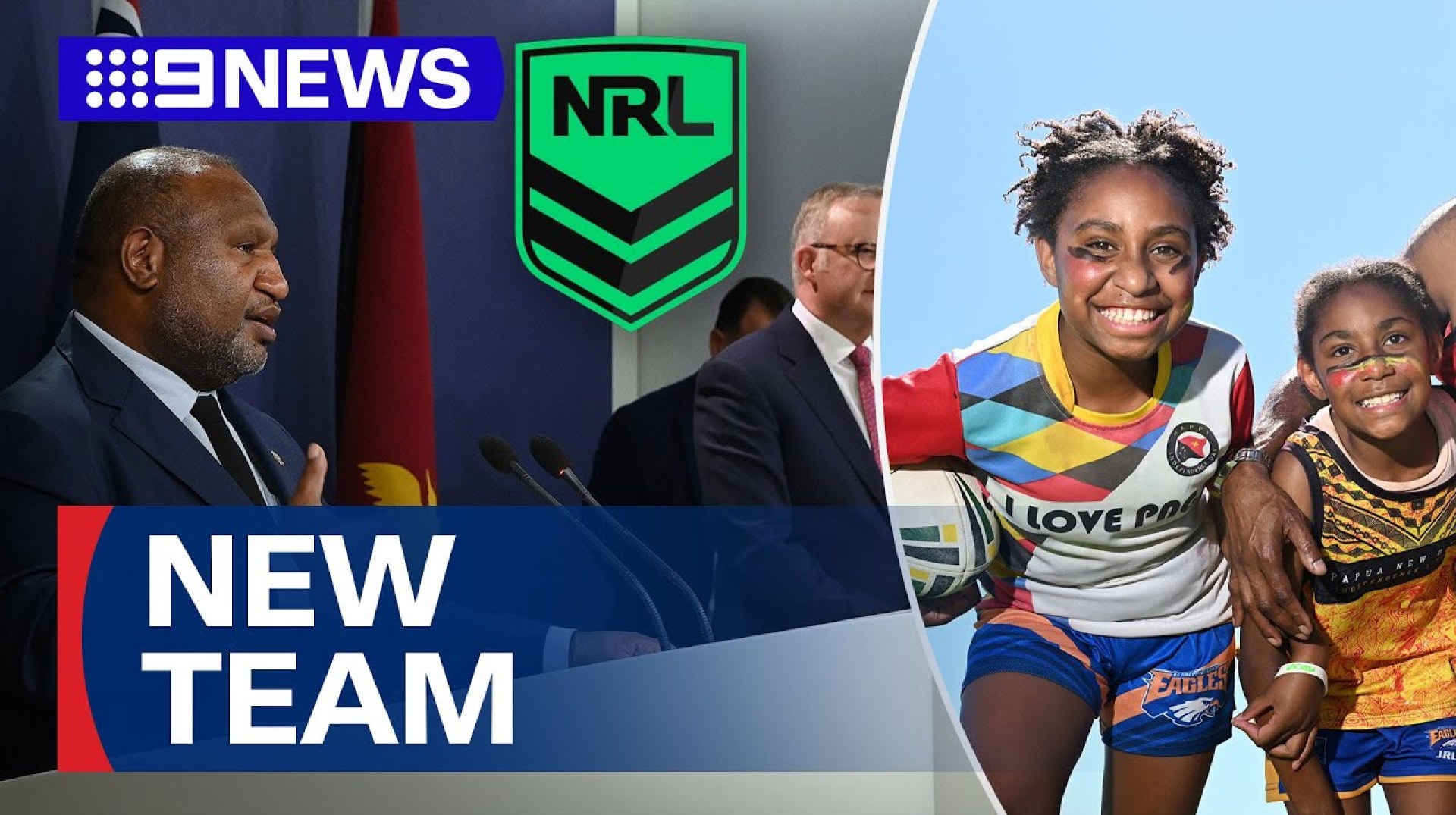 PNG franchise officially unveiled as NRL expansion plans ramp up | 9 News Australia PNG franchise officially unveiled as NRL expansion plans ramp up | 9 News Australia