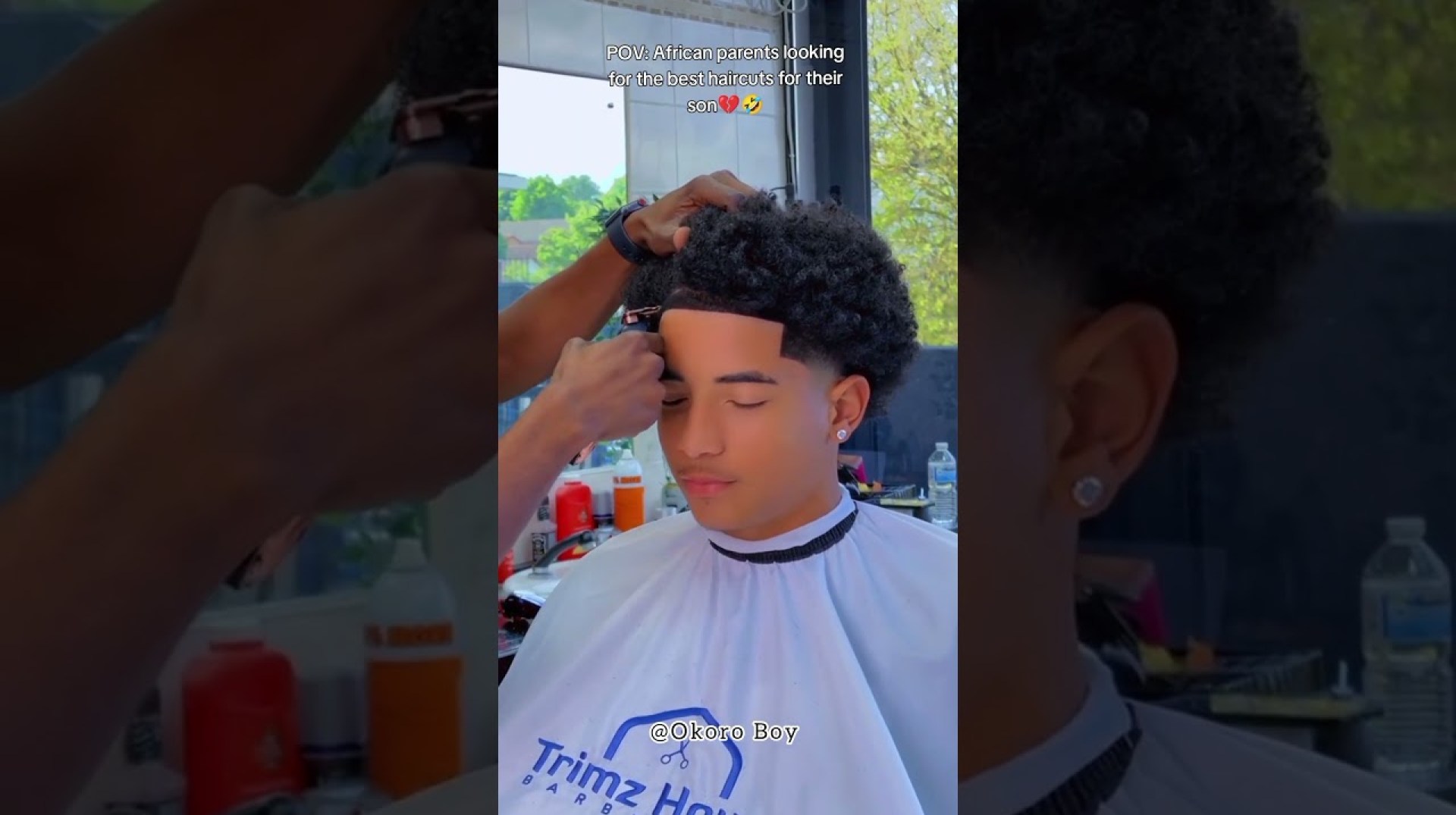 POV: African parents looking for the best haircuts for their son #funny #comedyshow POV: African parents looking for the best haircuts for their son #funny #comedyshow