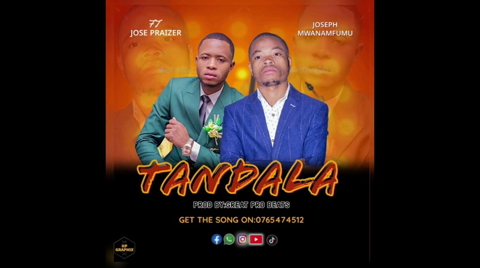 TANDALA Josephmwanamfumu ft Jose praizer official audio Zambia new Gospel music TANDALA Josephmwanamfumu ft Jose praizer official audio Zambia new Gospel music