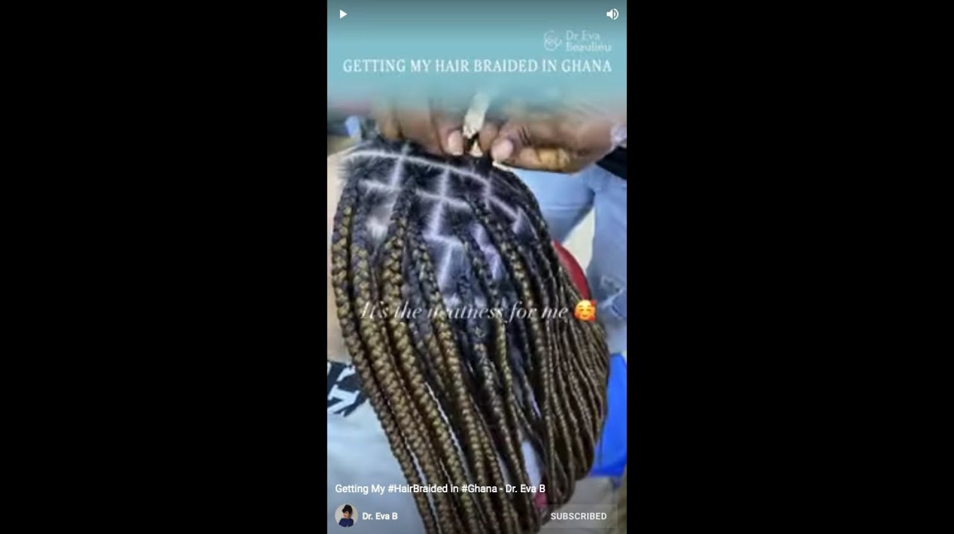 Doctor Getting #HairBraided in #Ghana Doctor Getting #HairBraided in #Ghana