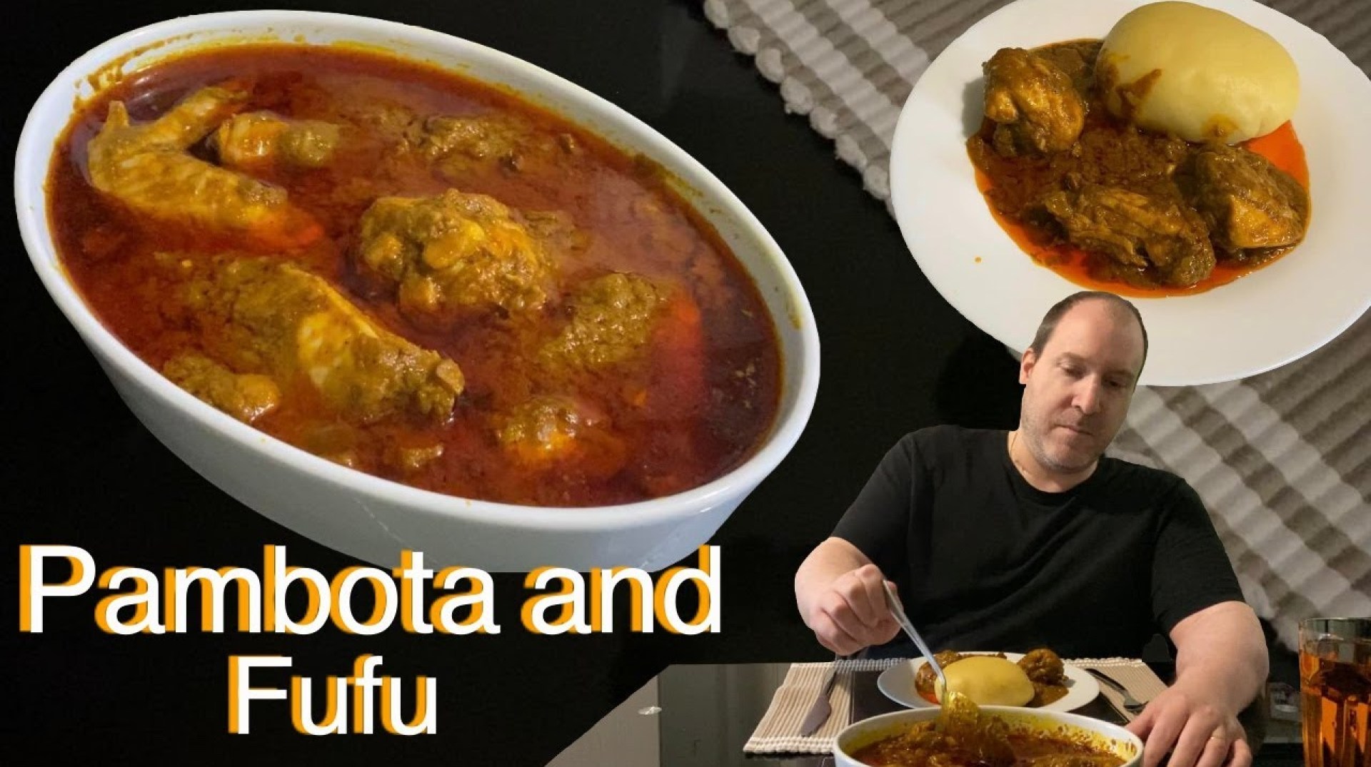 Pambota with Fufu | Cooking african food for the first time #food #africanfood Pambota with Fufu | Cooking african food for the first time #food #africanfood