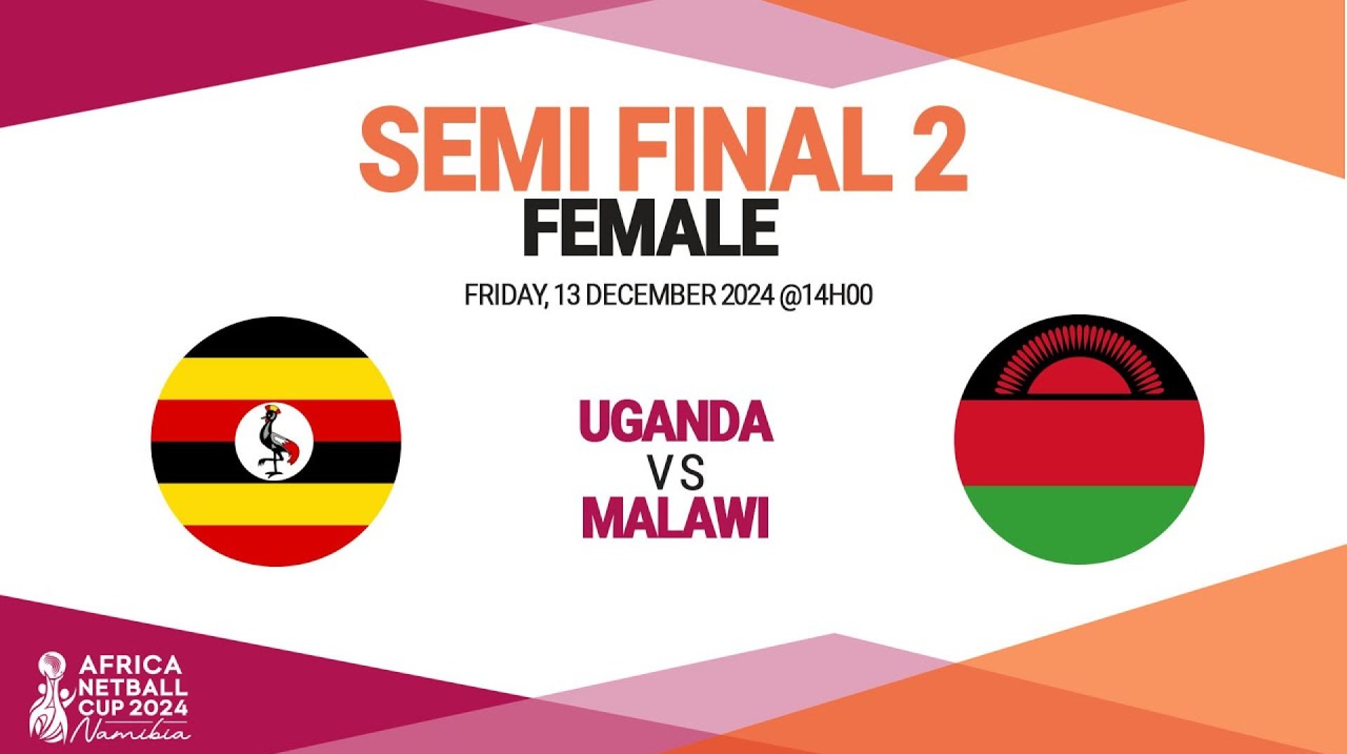 AFRICA NETBALL CUP 2024 – SWAKOPMUND NAMIBIA – DAY 5 – SEMI FINALS 2 – UGANDA vs MALAWI AFRICA NETBALL CUP 2024 – SWAKOPMUND NAMIBIA – DAY 5 – SEMI FINALS 2 – UGANDA vs MALAWI