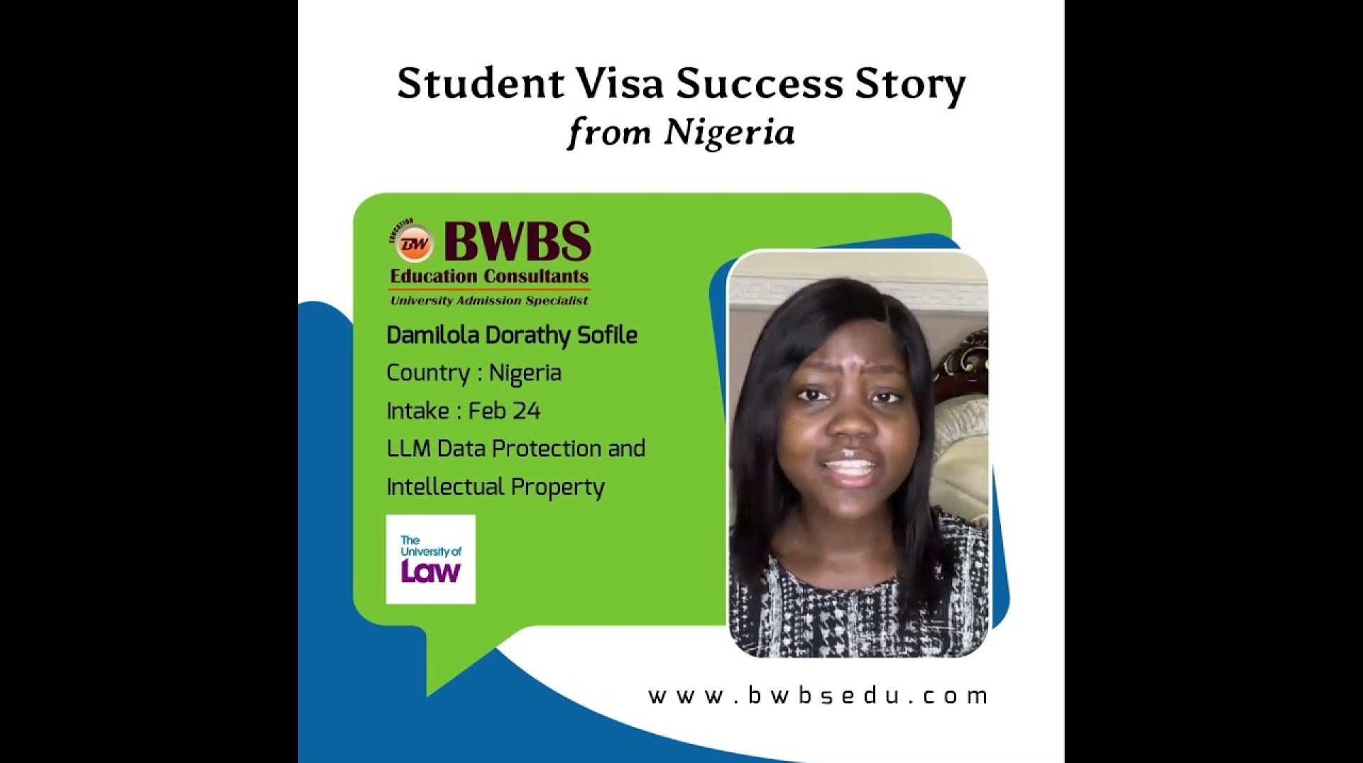 Sofile's UK Visa Success Journey from Nigeria to University of Law | Free Admission Consultancy Sofile's UK Visa Success Journey from Nigeria to University of Law | Free Admission Consultancy
