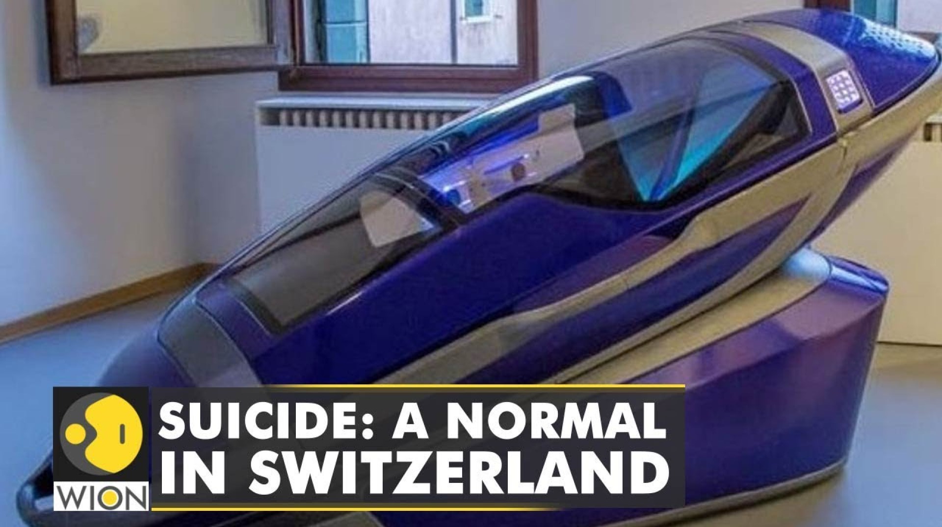 Switzerland: 'Sarco Pod'- A device to make suicide 'painless' | Latest World English News Switzerland: 'Sarco Pod'- A device to make suicide 'painless' | Latest World English News