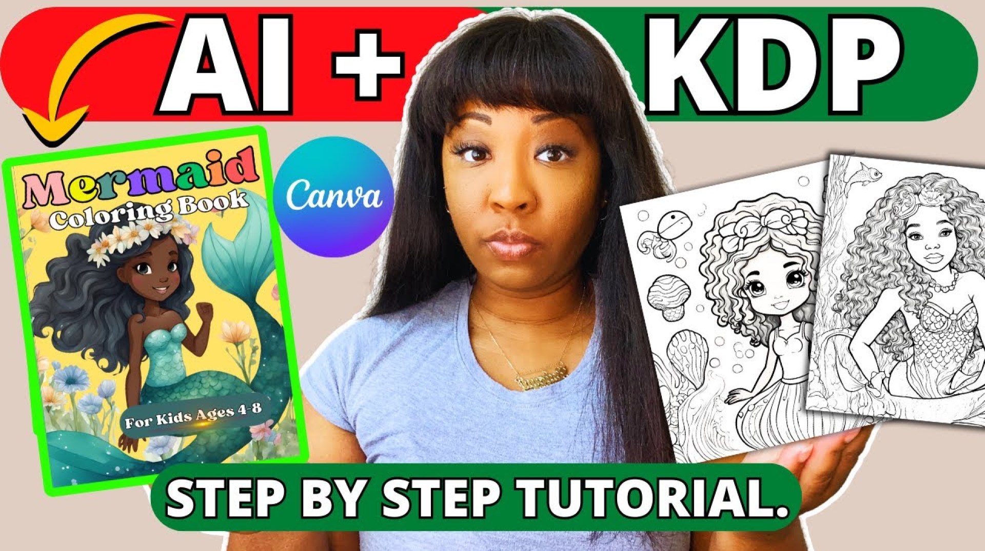 Create a Kids KDP COLORING BOOK to sell using CANVA AI (Step by Step Tutorial.) Create a Kids KDP COLORING BOOK to sell using CANVA AI (Step by Step Tutorial.)