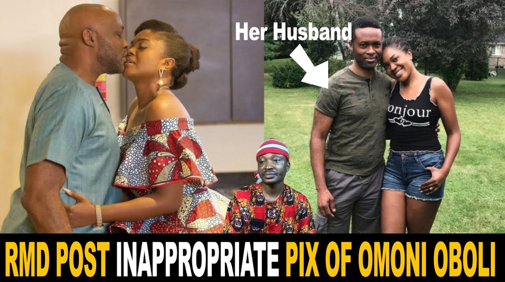 Actor RMD Post Inappropriate Picture With Married Actress Omoni Oboli For Her Birthday Actor RMD Post Inappropriate Picture With Married Actress Omoni Oboli For Her Birthday