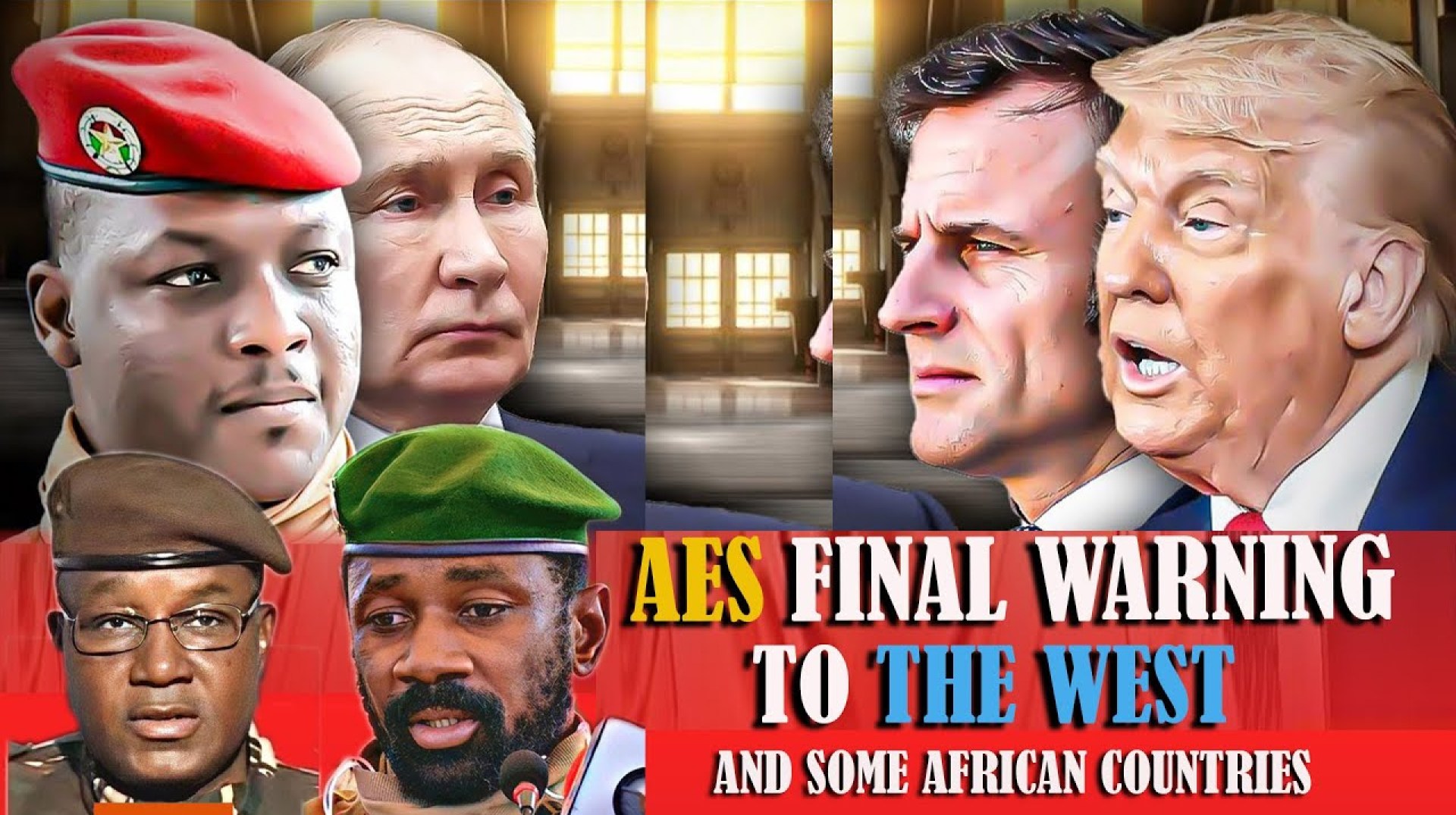 AES FINAL WARNING TO THE WEST AND SOME AFRICAN COUNTRIES AES FINAL WARNING TO THE WEST AND SOME AFRICAN COUNTRIES