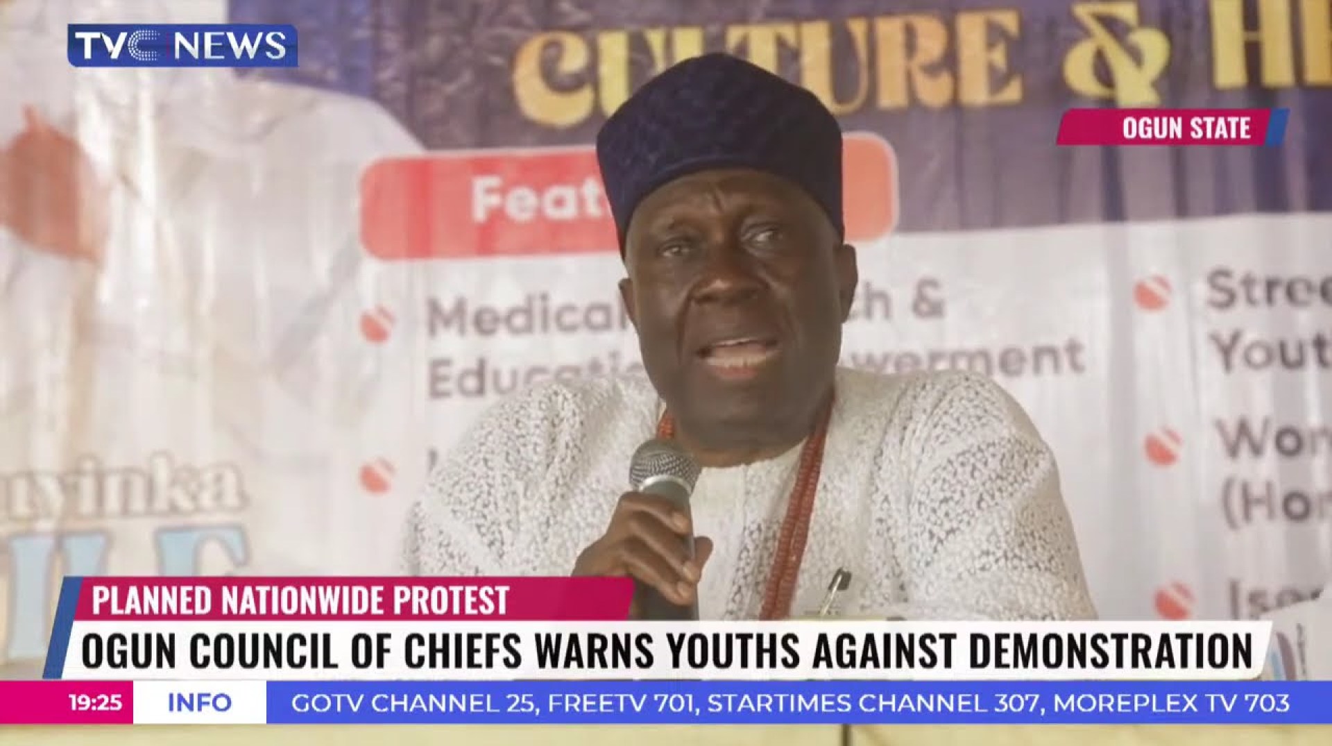 Nationwide Protest: Ogun Council Of Chiefs Warns Youths Against Demonstration Nationwide Protest: Ogun Council Of Chiefs Warns Youths Against Demonstration