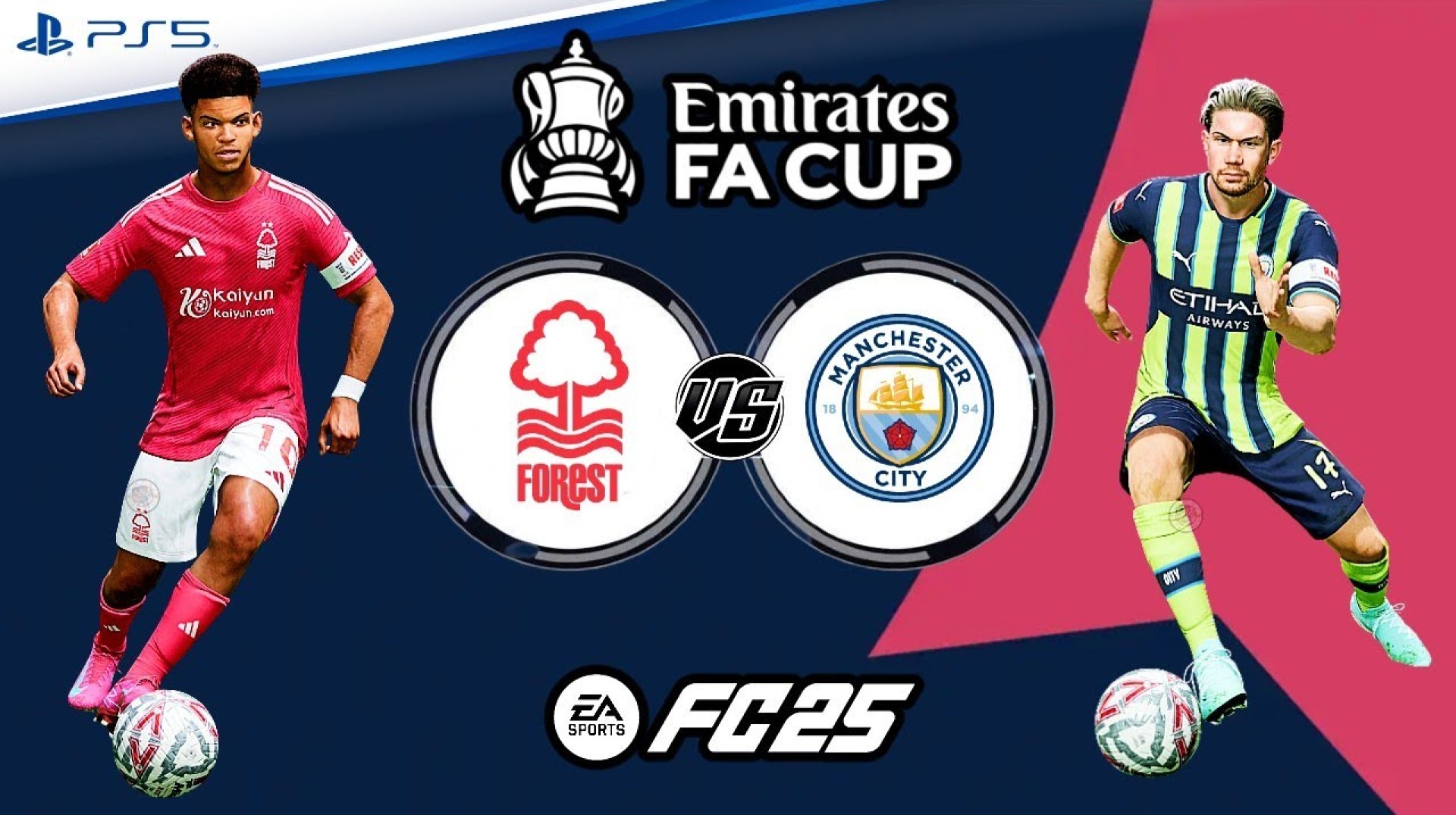 Nottingham Forest vs Manchester City | Emirates FA Cup Semi-Final | FC 25 Gameplay Nottingham Forest vs Manchester City | Emirates FA Cup Semi-Final | FC 25 Gameplay