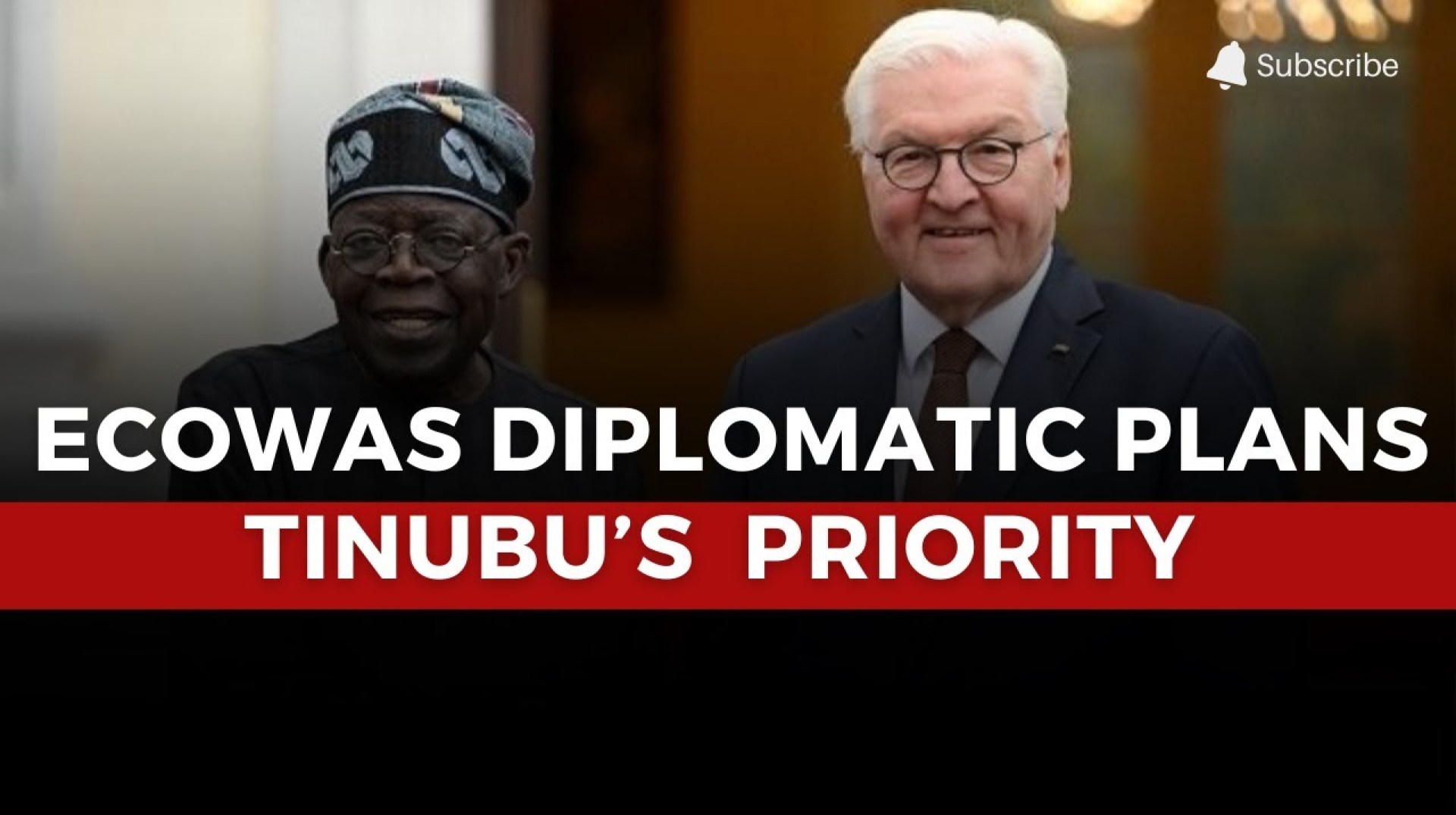 Tinubu Prioritises ECOWAS Diplomacy Tinubu Prioritises ECOWAS Diplomacy