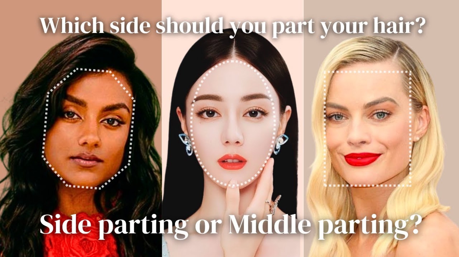 Hair Part Theory – Find the Best Hair Part for Your Face Shape & Features | Middle or Side Parting? Hair Part Theory – Find the Best Hair Part for Your Face Shape & Features | Middle or Side Parting?