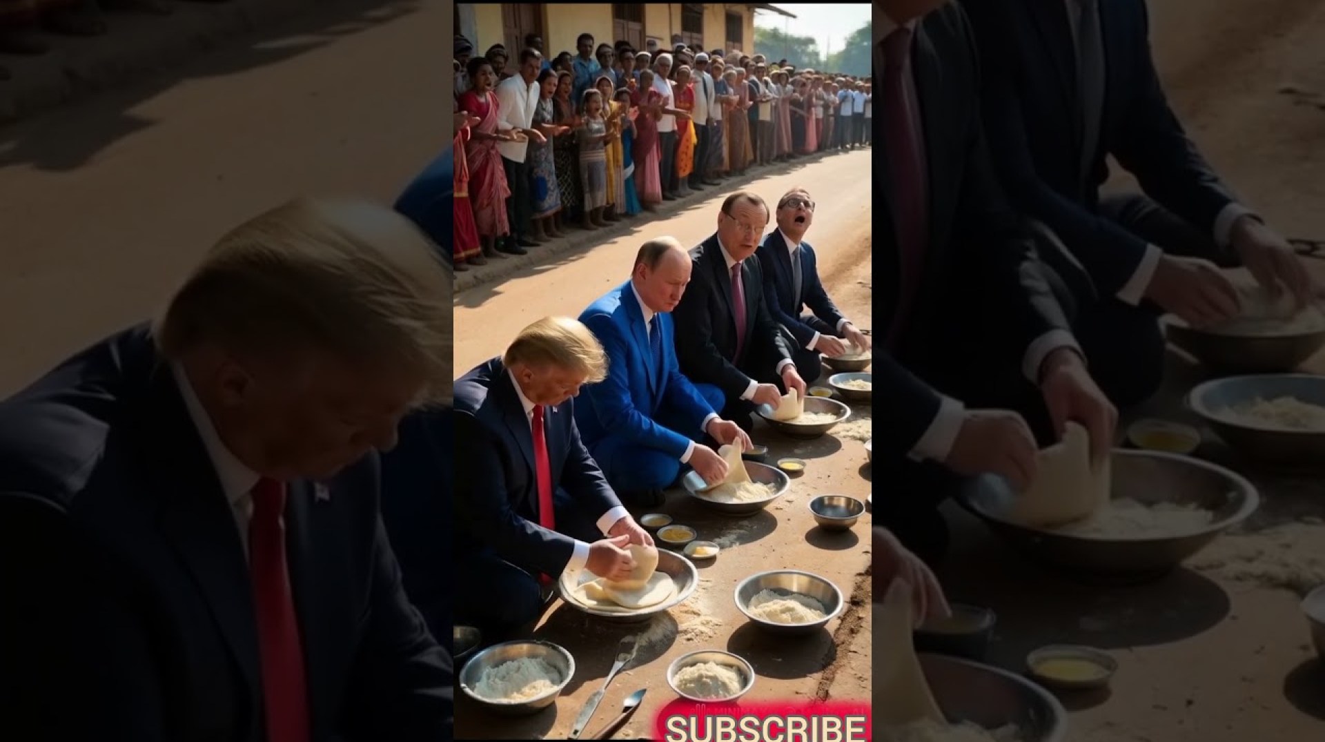 Leaders Trump or Putin,Donald Tusk,Luis Montenegro making roti #ai #technology #putin #trump #shorts Leaders Trump or Putin,Donald Tusk,Luis Montenegro making roti #ai #technology #putin #trump #shorts