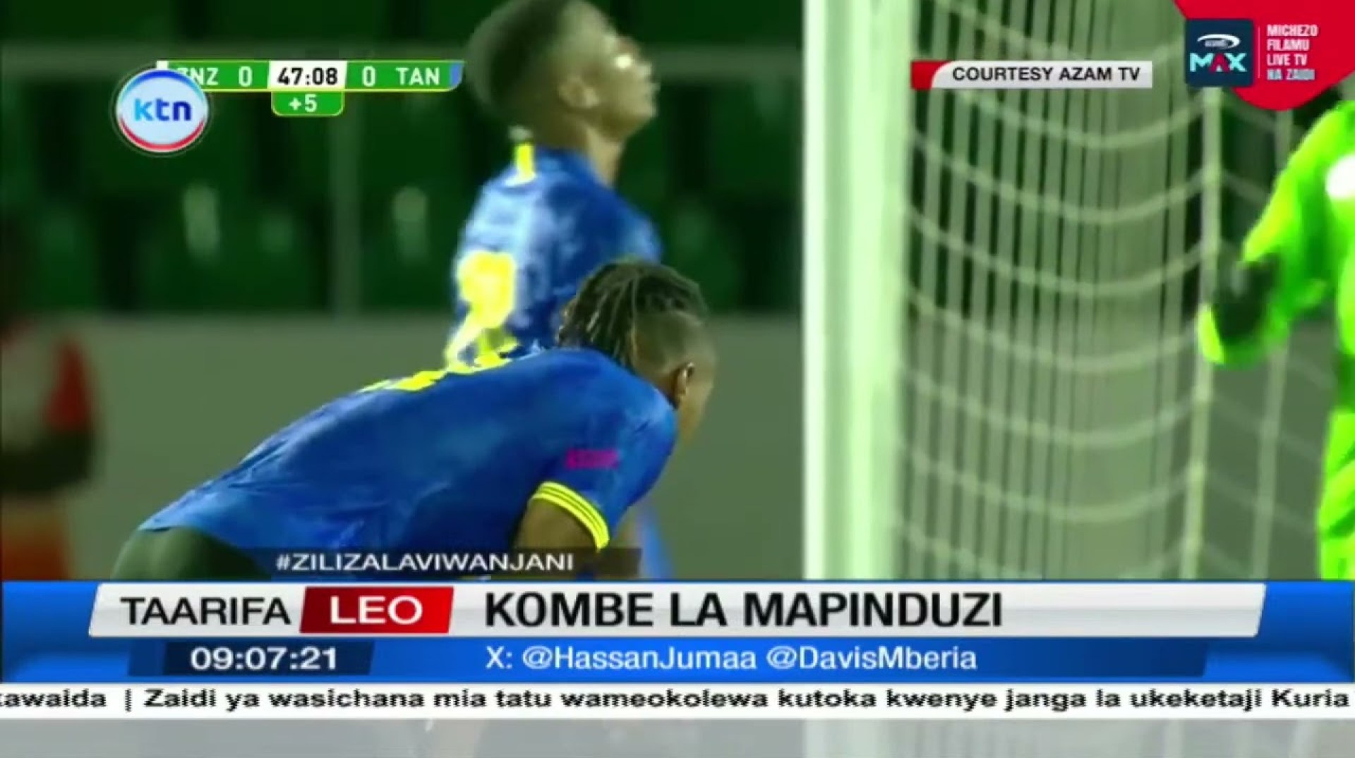 Wanazanzibar wawashinda Tanzania Bara katika kombe la Mapinduzi Wanazanzibar wawashinda Tanzania Bara katika kombe la Mapinduzi
