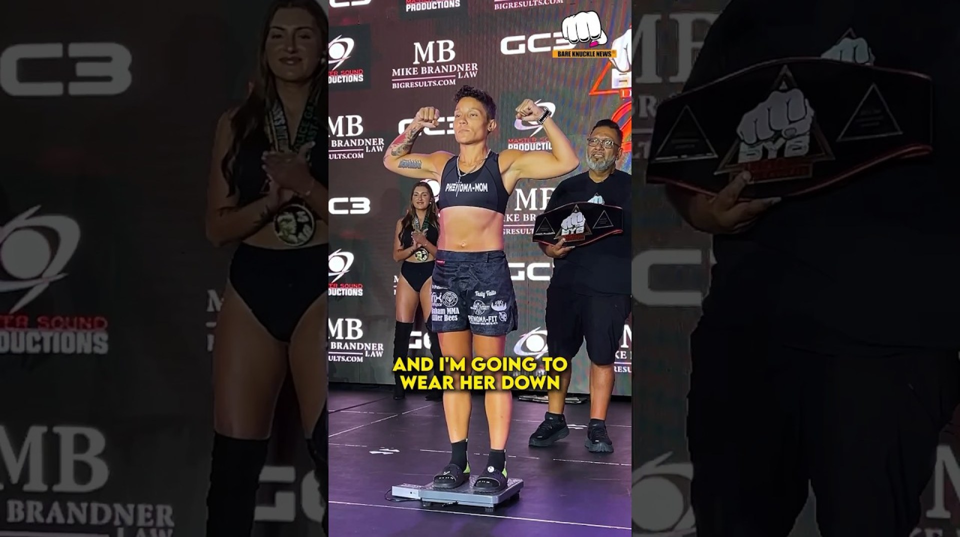 Monica Medina Eyes Featherweight Title: “I'll Wear Her Down & Get My Hand Raised” at BYB 28 #shorts Monica Medina Eyes Featherweight Title: “I'll Wear Her Down & Get My Hand Raised” at BYB 28 #shorts