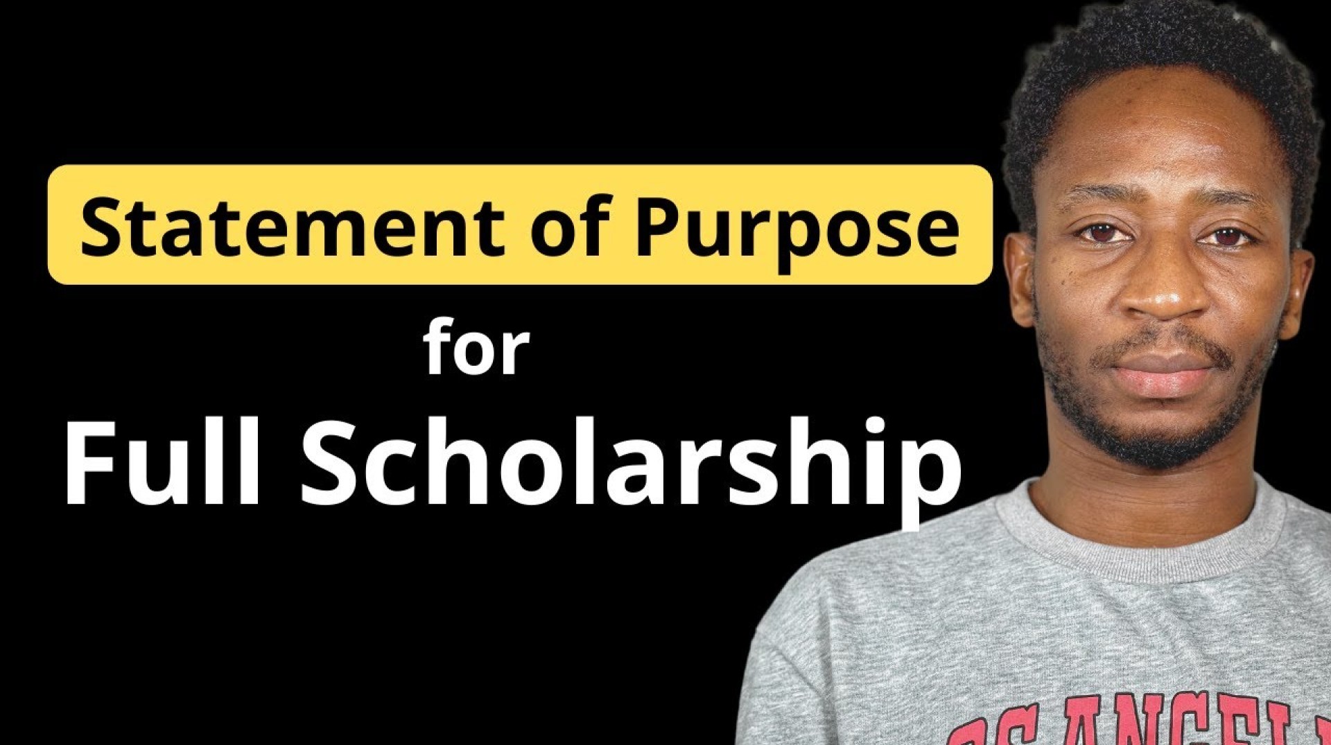 How to craft a full scholarship statement of purpose/ personal statement for graduate studies in USA How to craft a full scholarship statement of purpose/ personal statement for graduate studies in USA