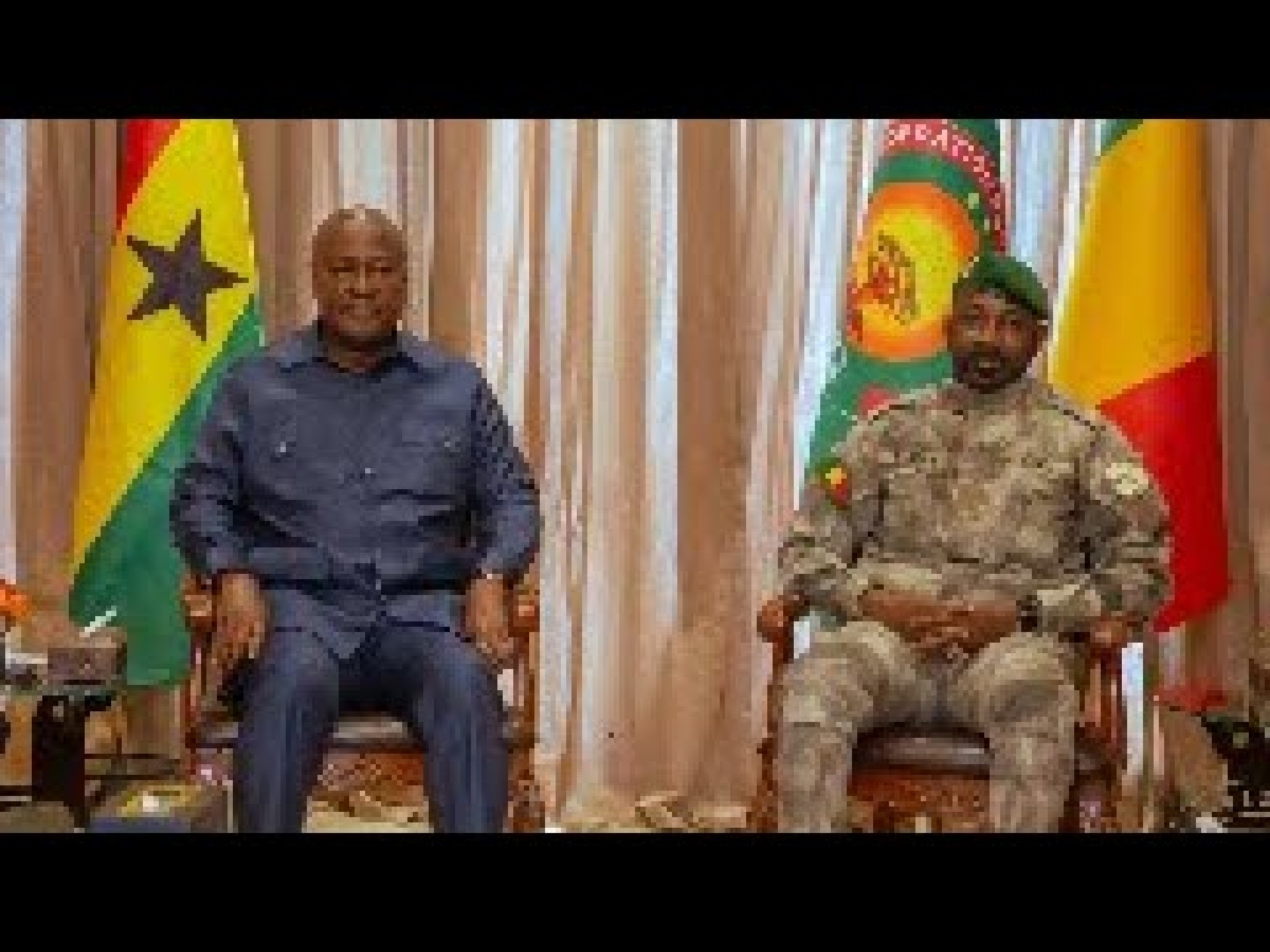 President MAHAMA meets Mali military Leader (President) again in Mali President MAHAMA meets Mali military Leader (President) again in Mali