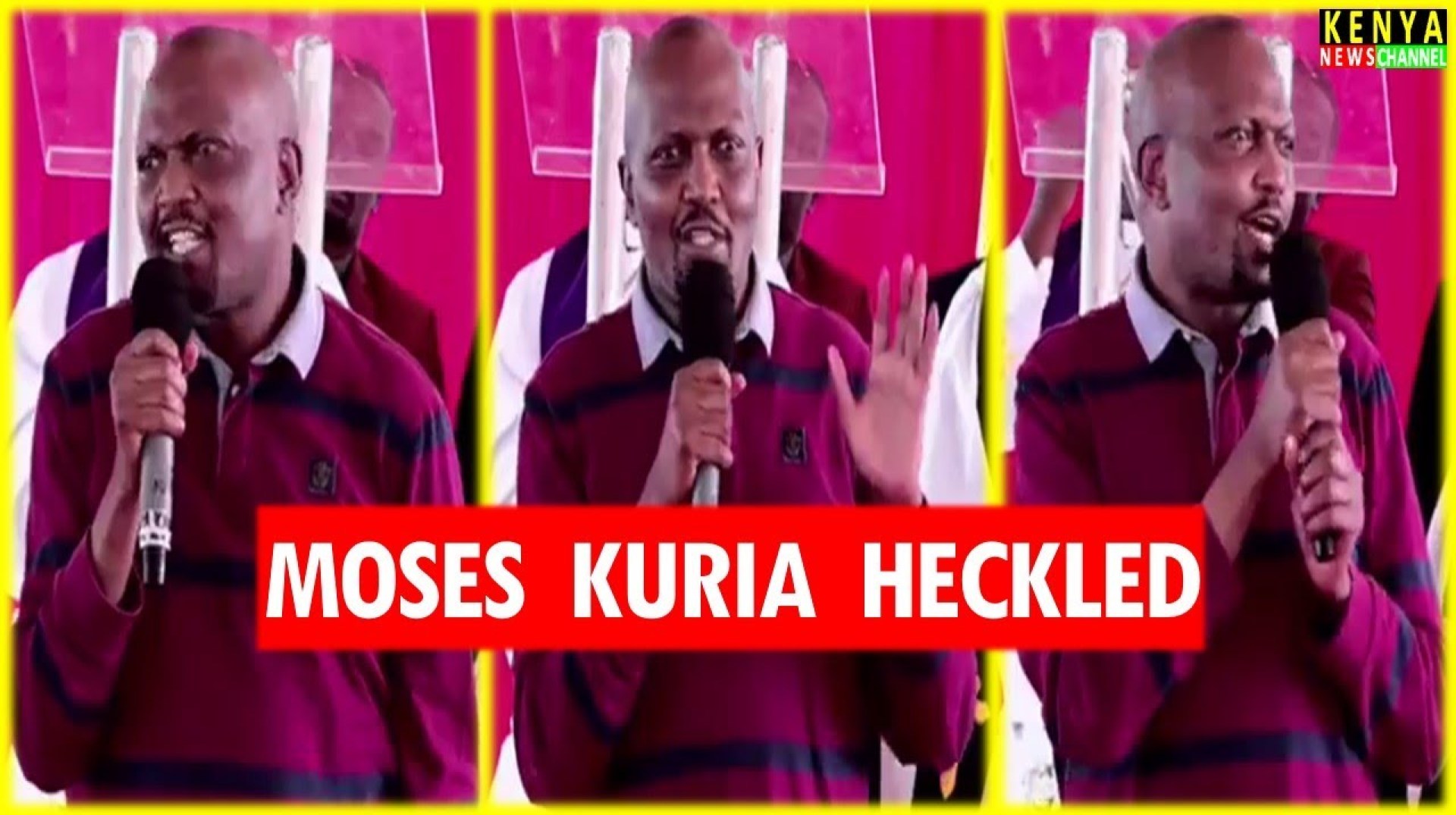 See how Moses Kuria was HECKLED & Microphone Switched Off during Burial in Murang'a See how Moses Kuria was HECKLED & Microphone Switched Off during Burial in Murang'a