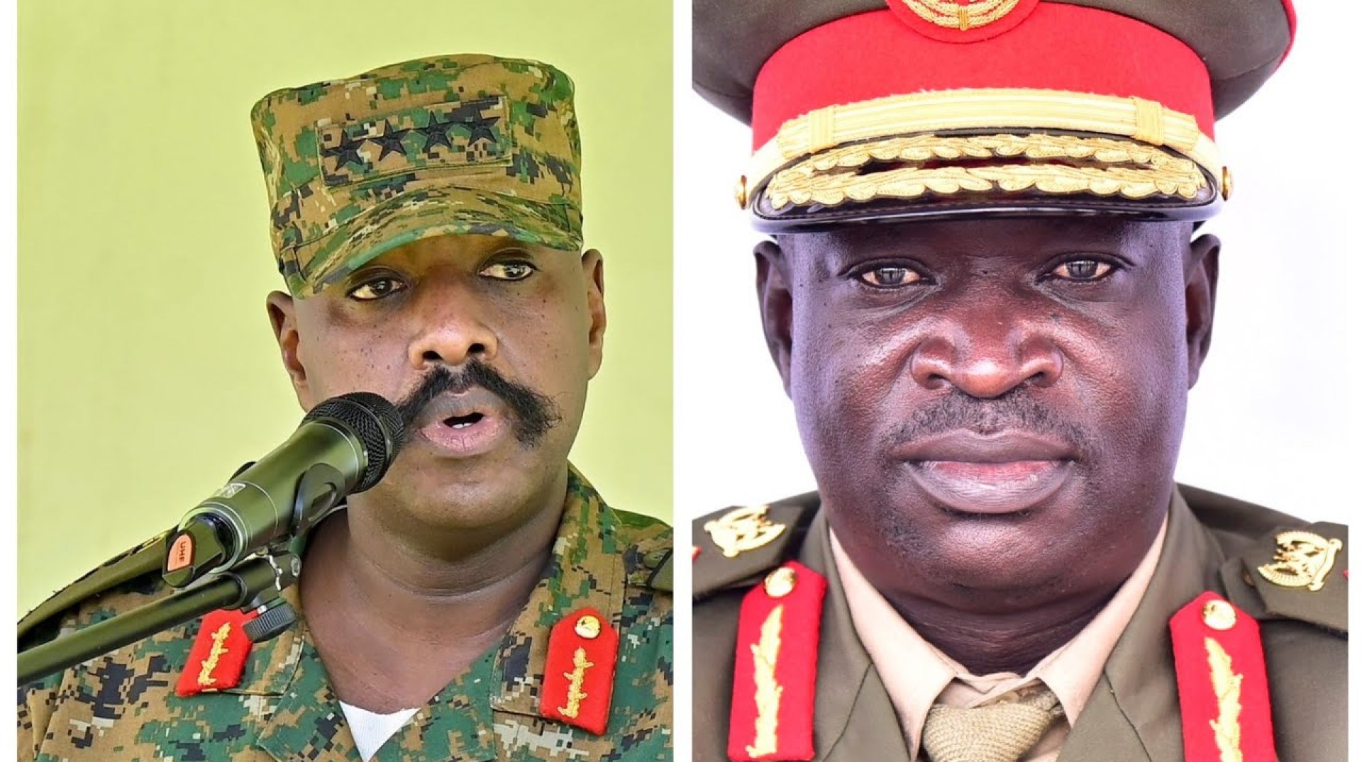 Ugandan Army Leadership Clash: Gen. Muhoozi vs. Lt. Gen. Elwelu Ugandan Army Leadership Clash: Gen. Muhoozi vs. Lt. Gen. Elwelu