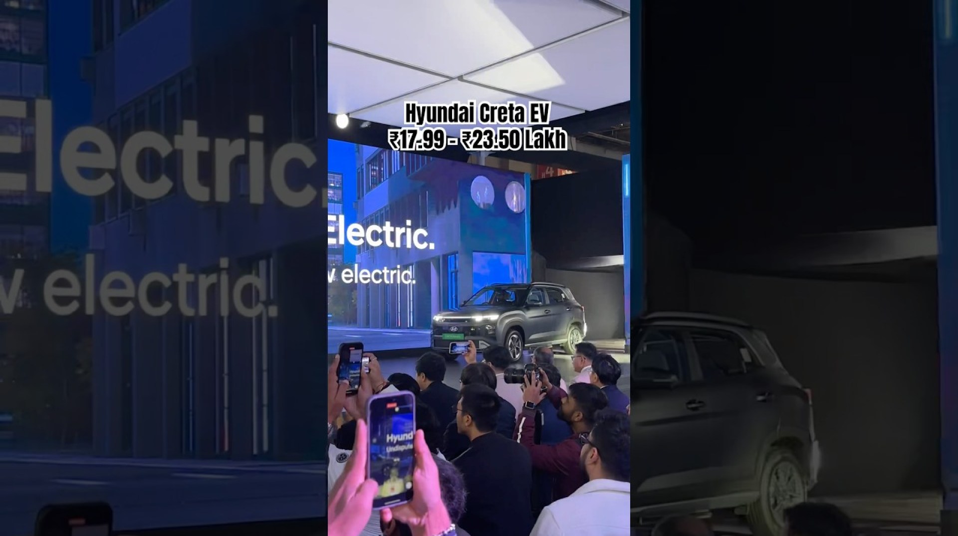Hyundai Creta EV All Prices Revealed — ₹17.99Lakh – ₹23.50 Lakh (Ex-Showroom). Hyundai Creta EV All Prices Revealed — ₹17.99Lakh – ₹23.50 Lakh (Ex-Showroom).