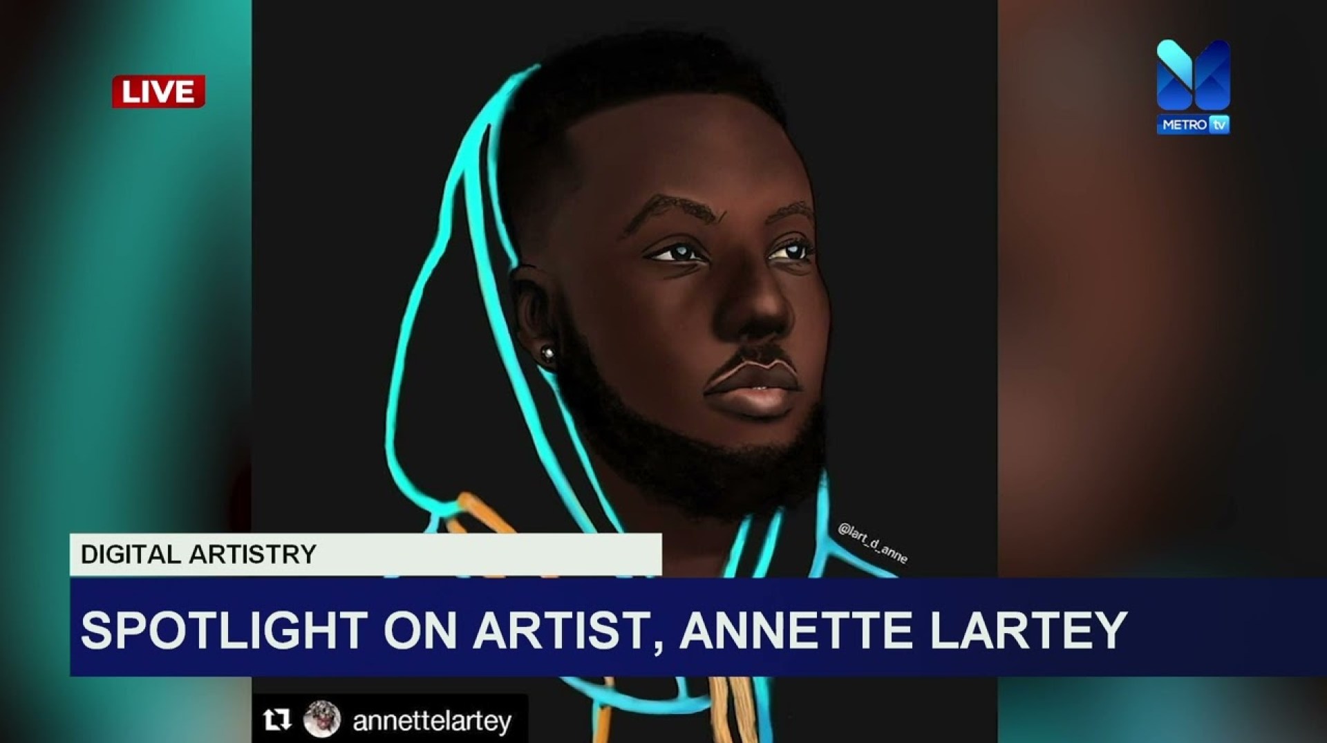 Digital Artistry: Spotlight on Artist Annette Lartey | #MetroNews Digital Artistry: Spotlight on Artist Annette Lartey | #MetroNews