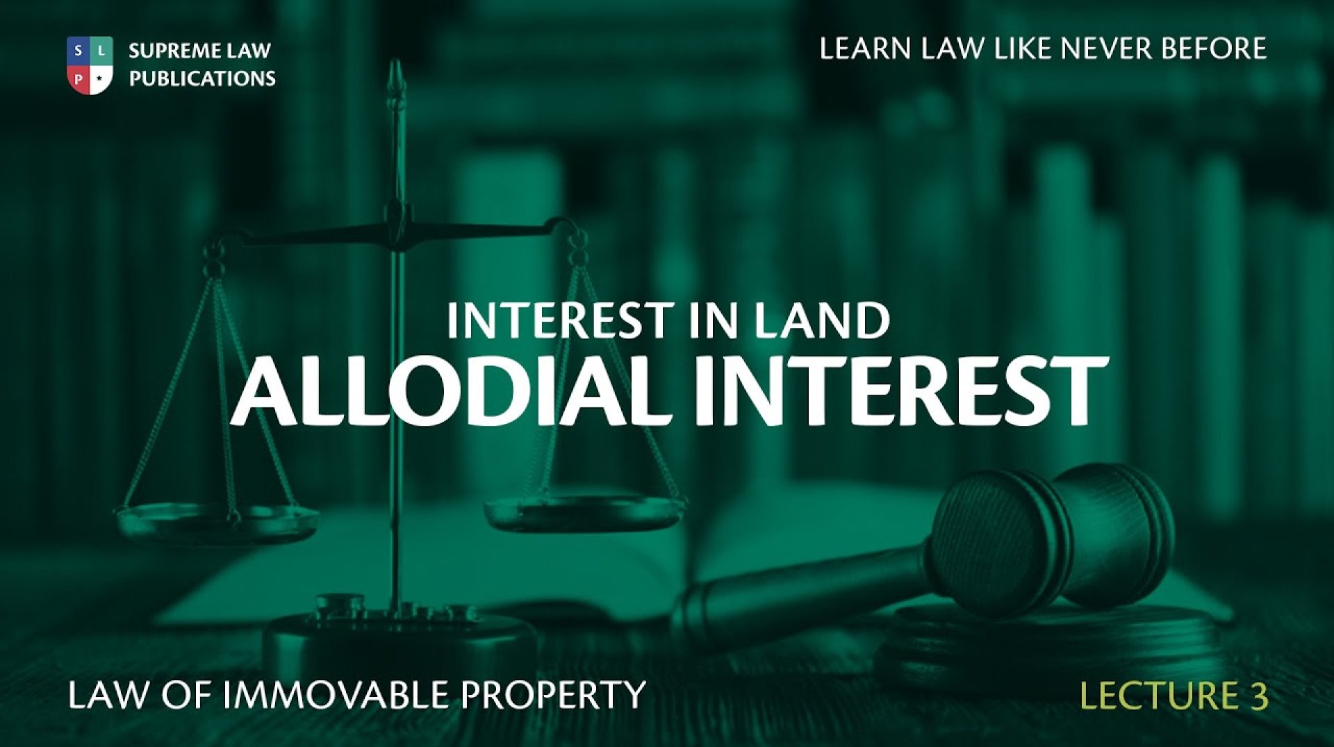 ALLODIAL INTEREST IN LAND IN GHANA ALLODIAL INTEREST IN LAND IN GHANA