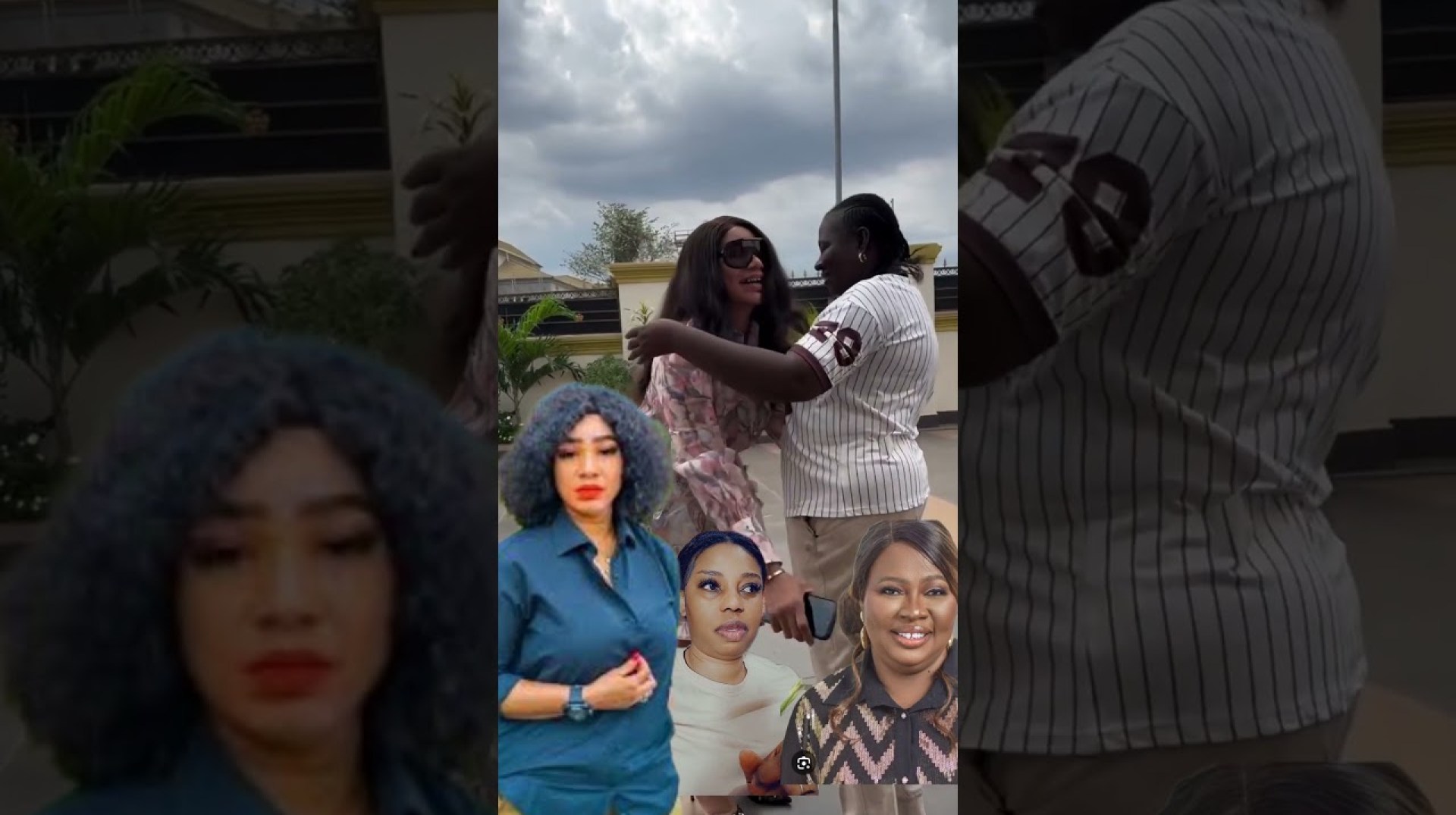 Nollywood actress Ola Daniels surprised Nollywood film maker Uche Nancy Nollywood actress Ola Daniels surprised Nollywood film maker Uche Nancy