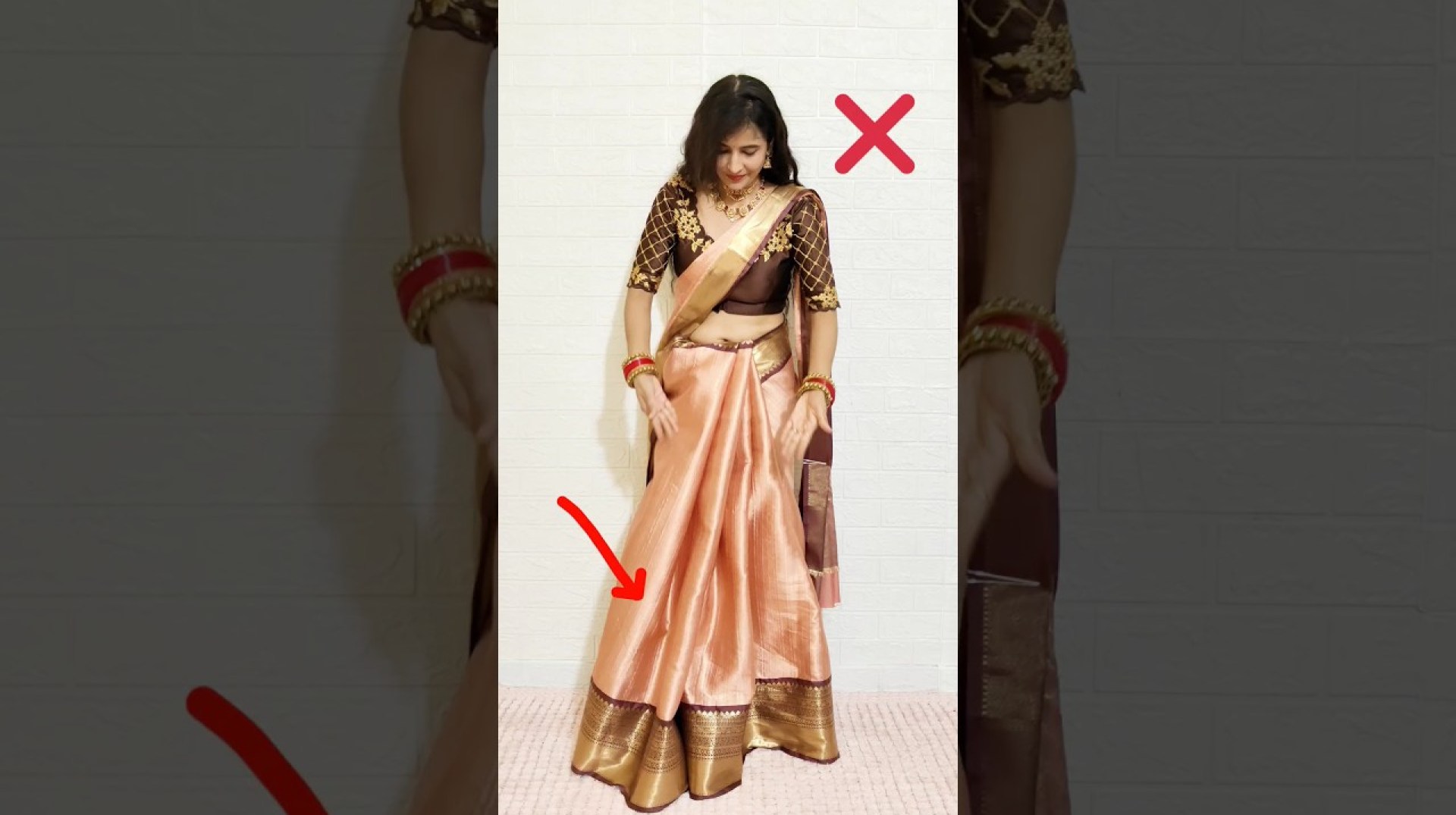 How to drape banarasi saree . #rekhamishra #drapingsaree How to drape banarasi saree . #rekhamishra #drapingsaree