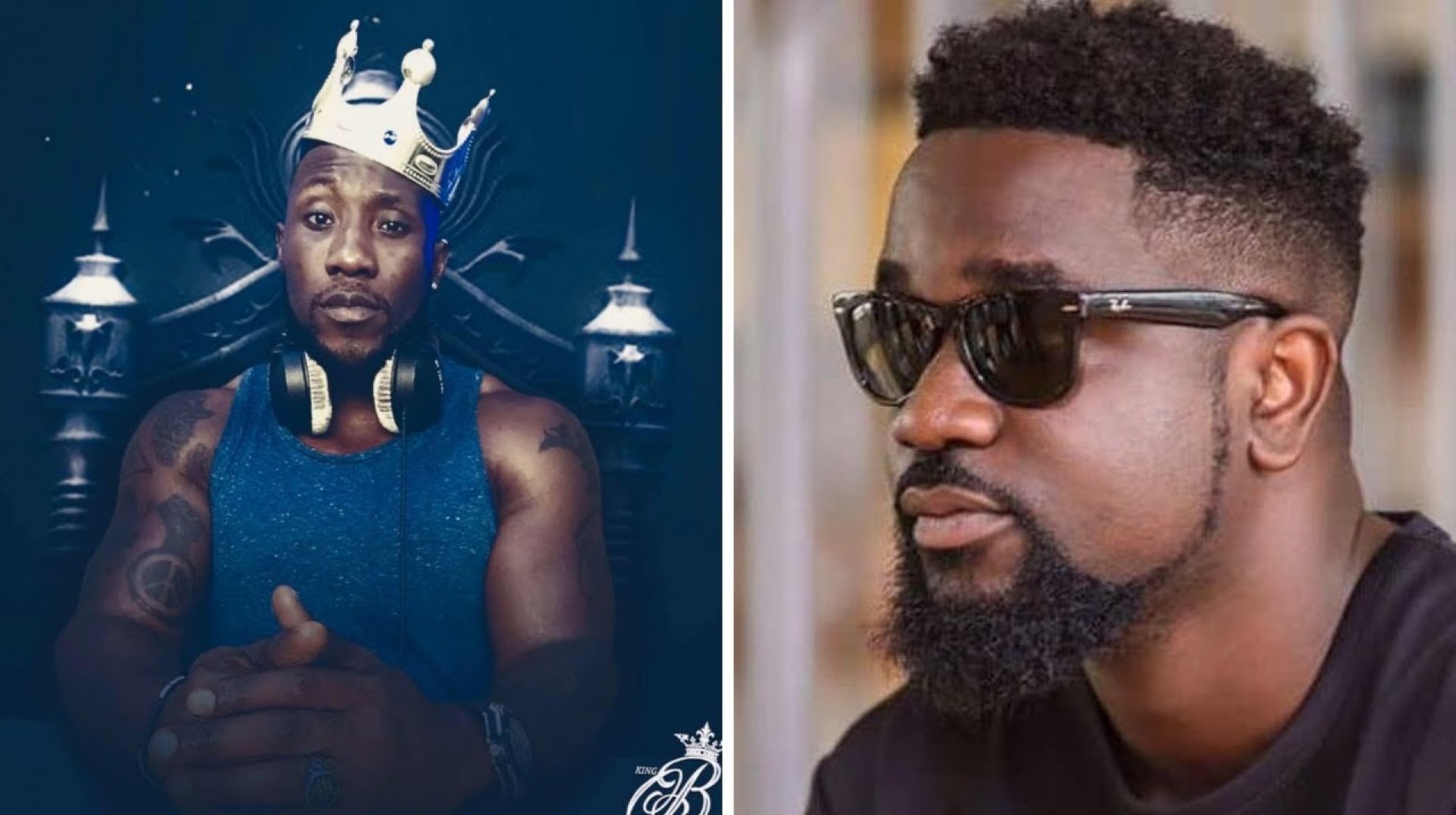 King B Swag Shades Sarkodie | Fans React King B Swag Shades Sarkodie | Fans React