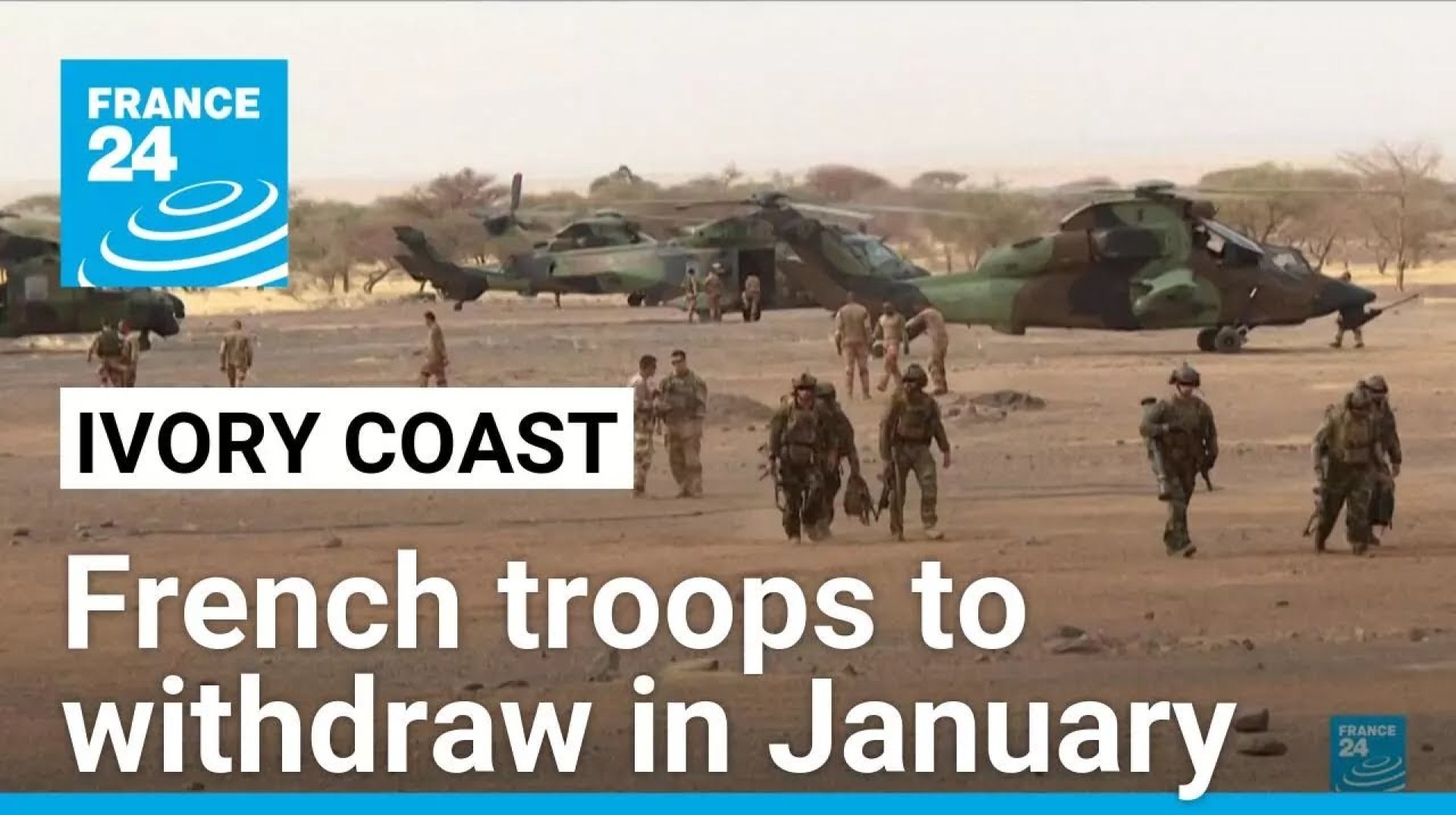 Ivory Coast president announces French troops' departure in January • FRANCE 24 English Ivory Coast president announces French troops' departure in January • FRANCE 24 English