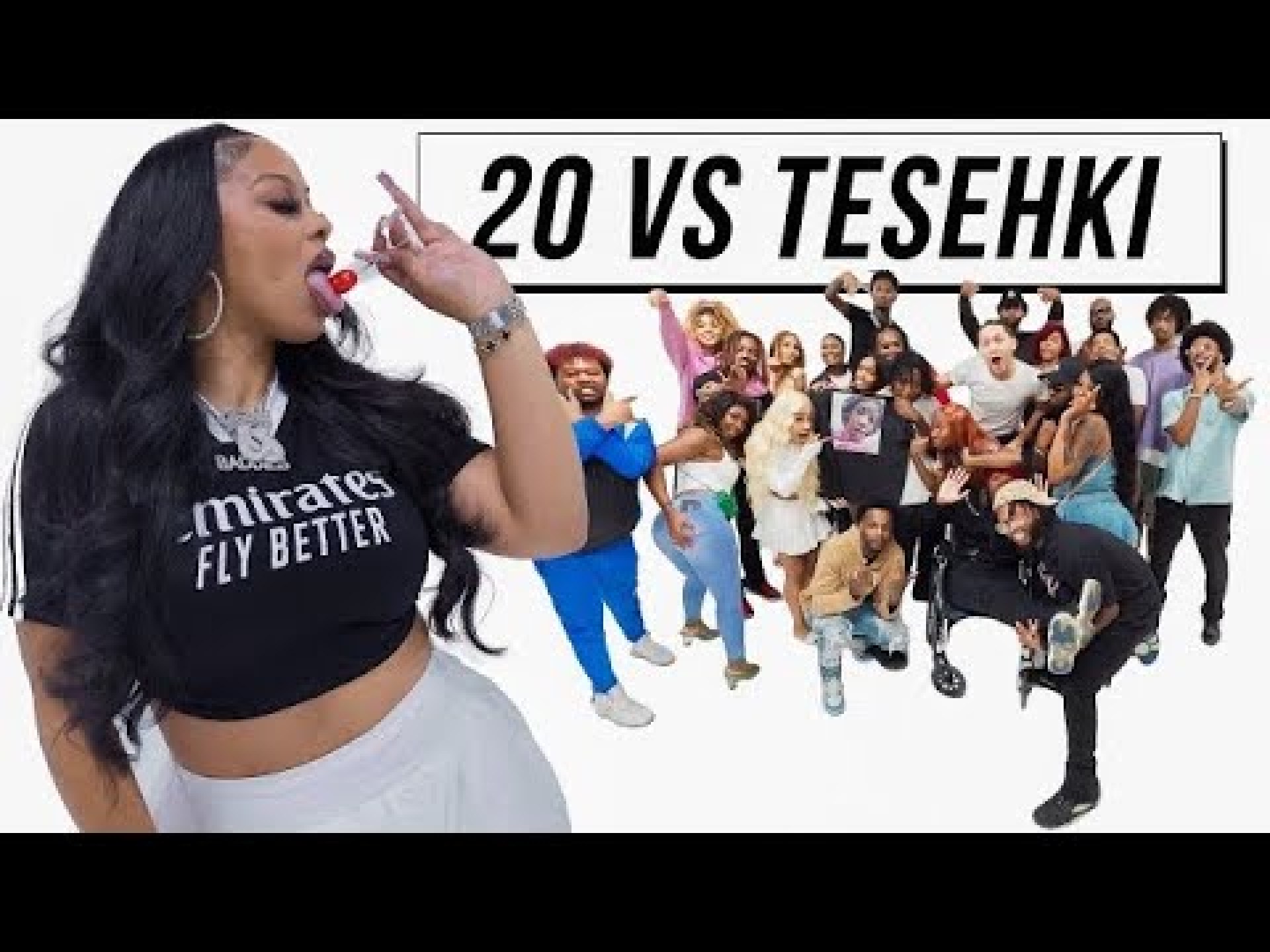 20 PEOPLE VS 1 REALITY STAR: TESEHKI 20 PEOPLE VS 1 REALITY STAR: TESEHKI