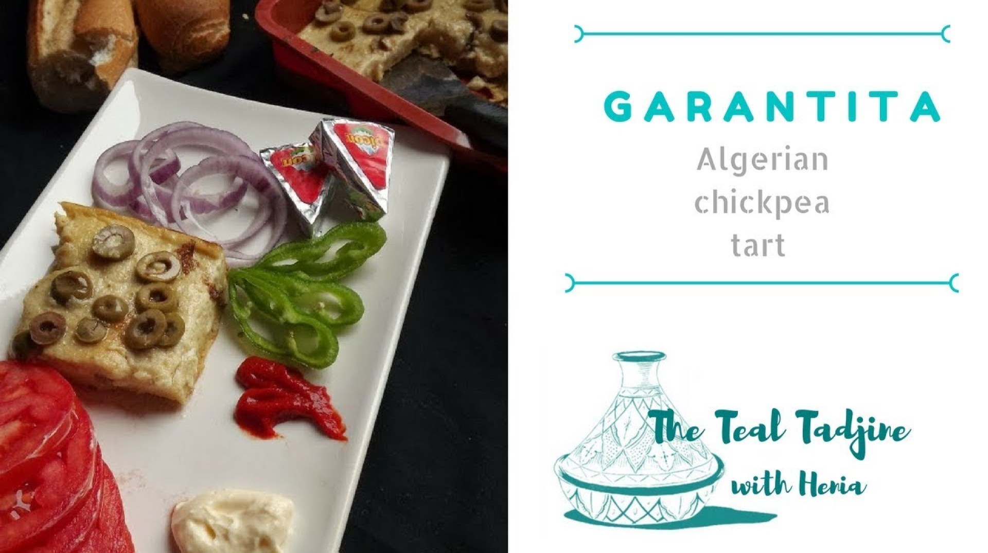 Garantita | Algerian Chickpea Tart, Flan de Pois Chiches Algériens, كرنتيكا Garantita | Algerian Chickpea Tart, Flan de Pois Chiches Algériens, كرنتيكا