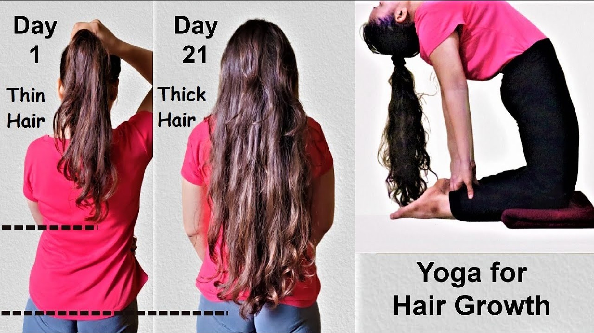See i turned my Thin Hair to Thick Hair in 20 Days | Yoga for Hair Growth & Long Hair, Stop Hairfall See i turned my Thin Hair to Thick Hair in 20 Days | Yoga for Hair Growth & Long Hair, Stop Hairfall