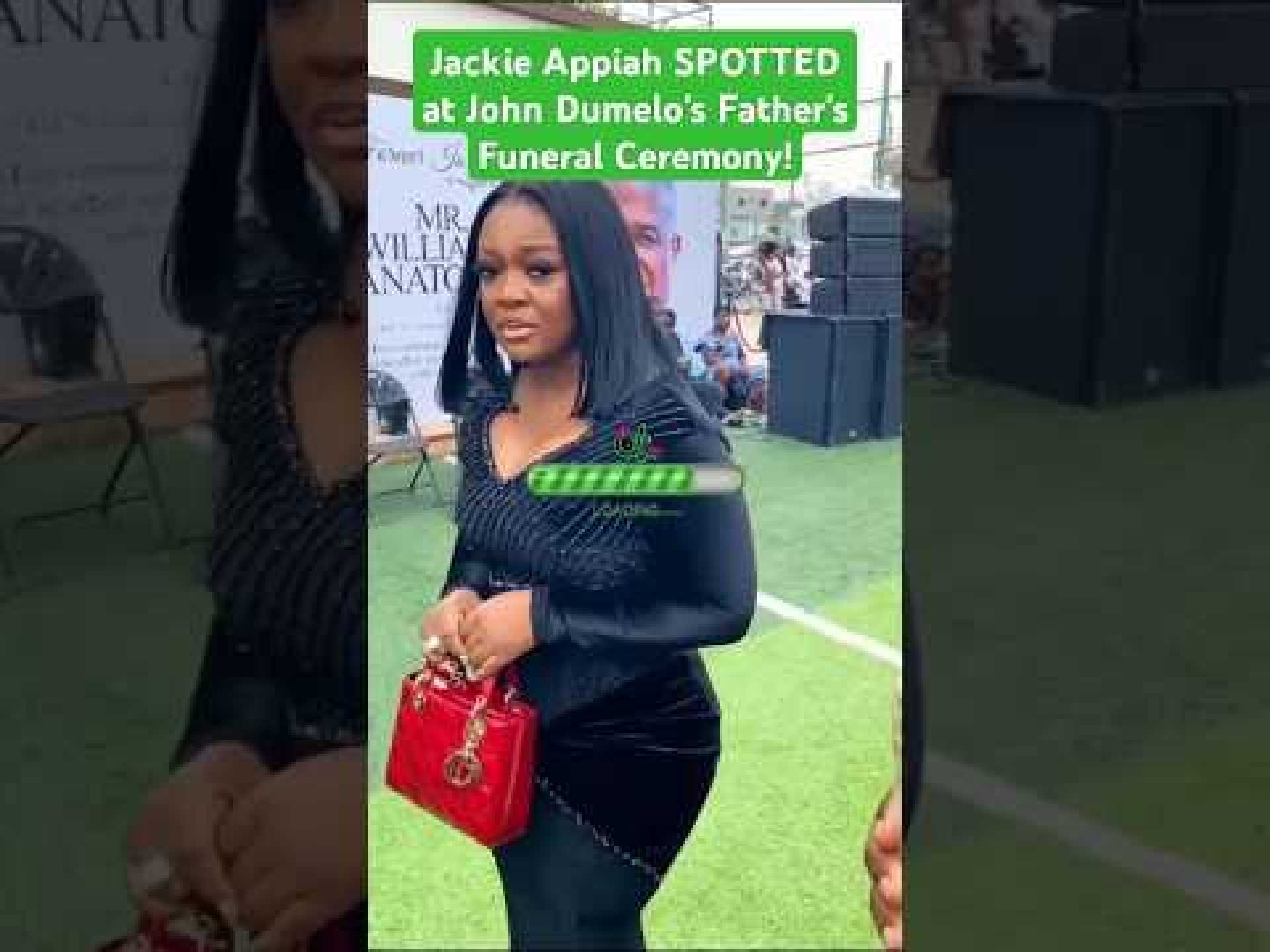 Jackie Appiah SPOTTED at John Dumelo's Father's Funeral Ceremony! | Shorts | 2025 Jackie Appiah SPOTTED at John Dumelo's Father's Funeral Ceremony! | Shorts | 2025