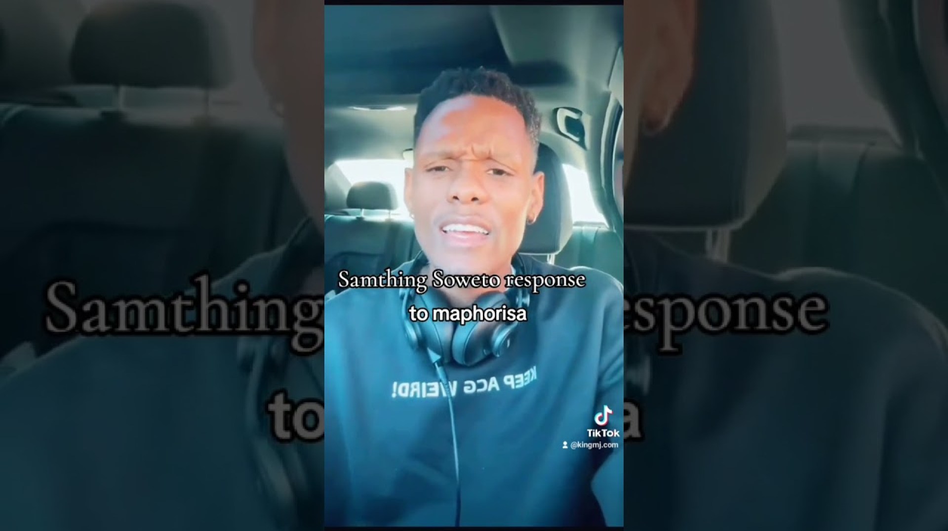Samthing Soweto response to maphorisa watch till the end follow for more #fighter Samthing Soweto response to maphorisa watch till the end follow for more #fighter