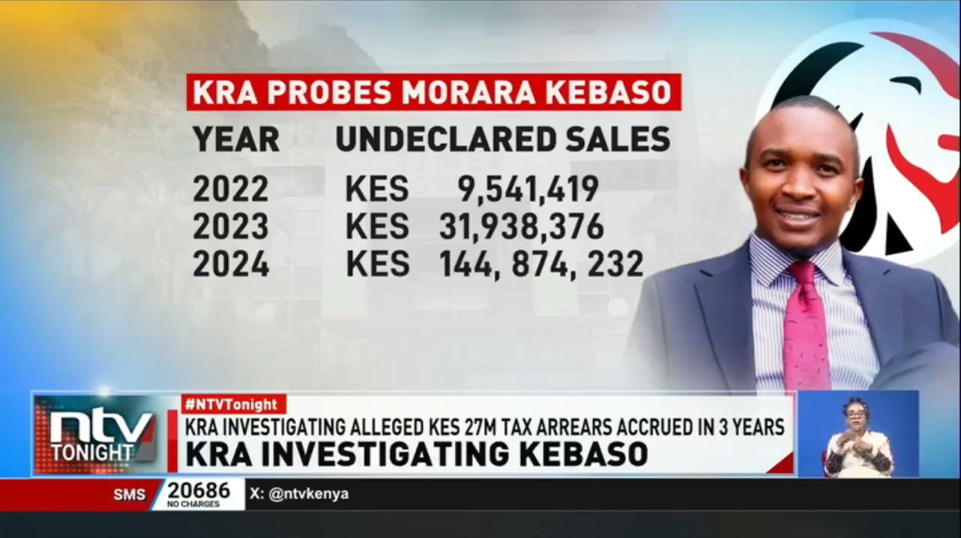 KRA launches investigations into activist Morara Kebaso over Sh27 million tax arrears KRA launches investigations into activist Morara Kebaso over Sh27 million tax arrears