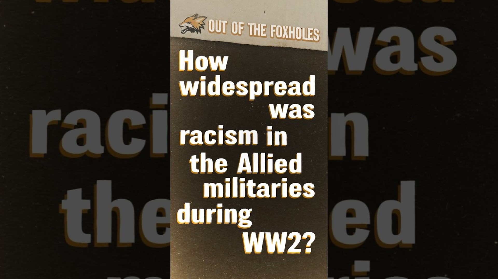 How widespread was racism in the Allied militaries during WW2? – #OOTF #shorts How widespread was racism in the Allied militaries during WW2? – #OOTF #shorts