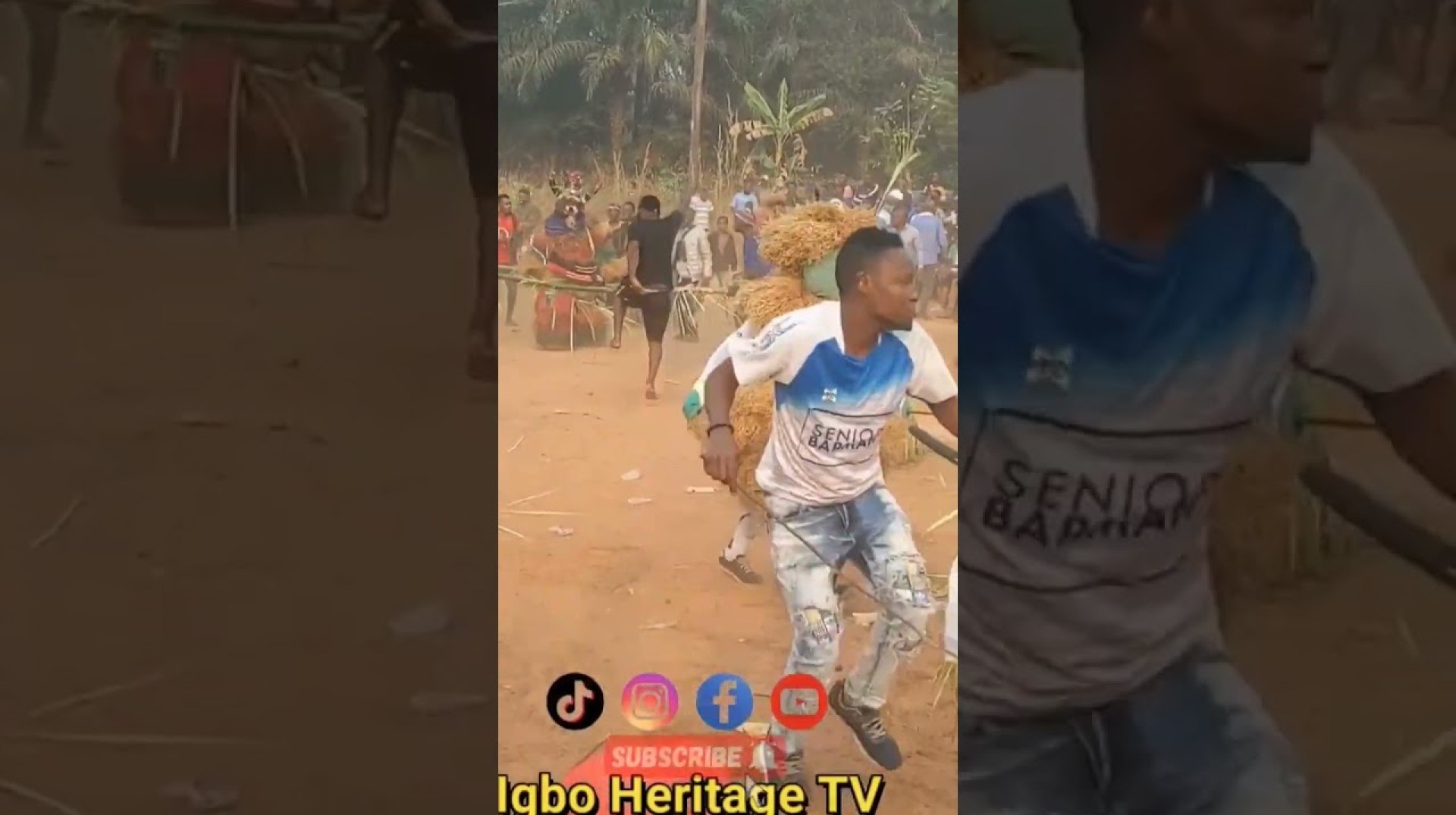 Spectacular Nigerian Youth Dance at Igbo Masquerade Burial Festival | Vibrant Cultural Celebration Spectacular Nigerian Youth Dance at Igbo Masquerade Burial Festival | Vibrant Cultural Celebration