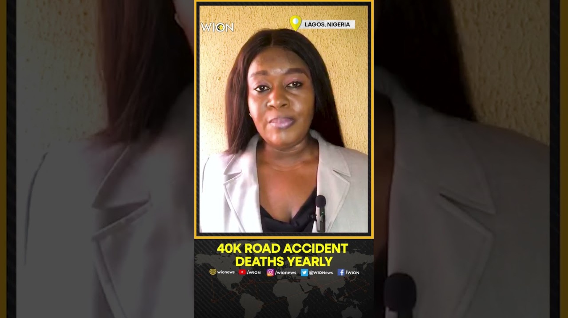 40,000 people die yearly from road accidents in Nigeria 40,000 people die yearly from road accidents in Nigeria