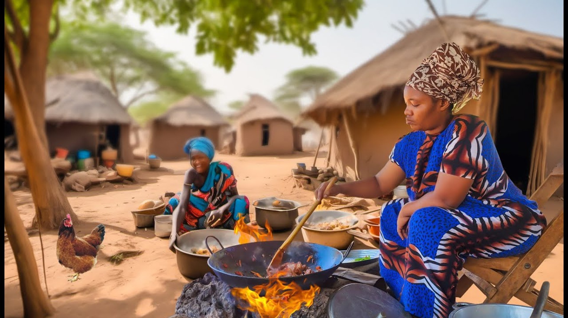 African village life#cooking Village food Sour Chicken Curry And Steamed Bread African village life#cooking Village food Sour Chicken Curry And Steamed Bread