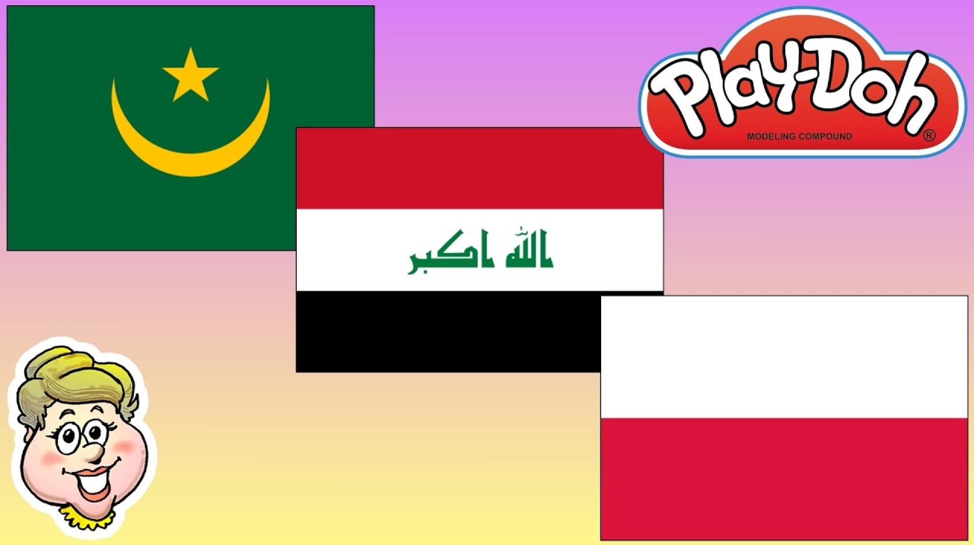 Play-Doh Flags! Mauritania, Iraq, and Poland! EWMJ #272 Play-Doh Flags! Mauritania, Iraq, and Poland! EWMJ #272