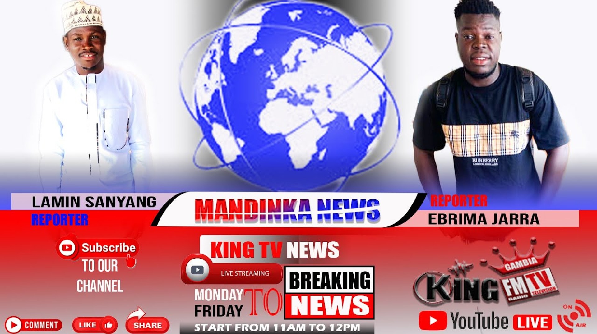 MANDINKA NEWS BY EBRIMA JARRA AND LAMIN SANYANG 04/12/2024 @ KING TV GAMBIA MANDINKA NEWS BY EBRIMA JARRA AND LAMIN SANYANG 04/12/2024 @ KING TV GAMBIA