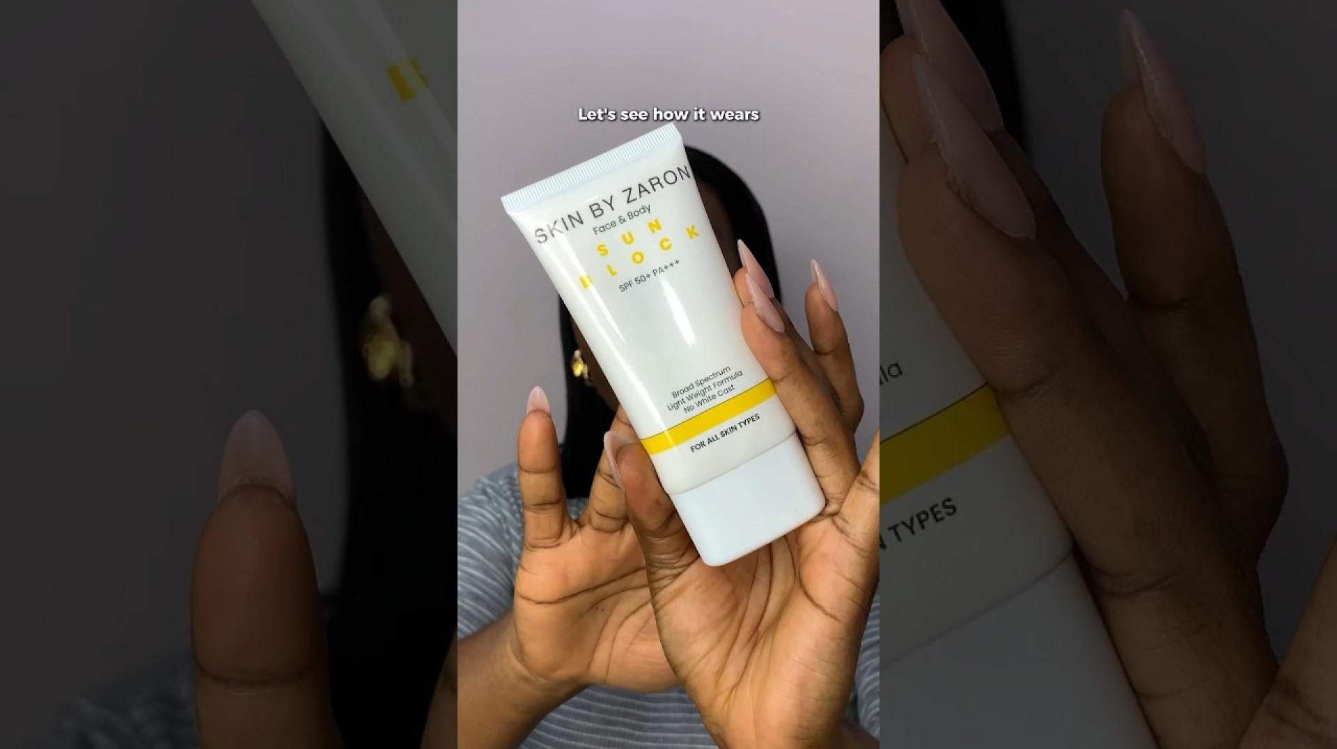 Skin by Zaron Sunscreen SPF50+ PA+++ Review | Nigerian Skincare #suncare #oilyskin #sunprotection Skin by Zaron Sunscreen SPF50+ PA+++ Review | Nigerian Skincare #suncare #oilyskin #sunprotection