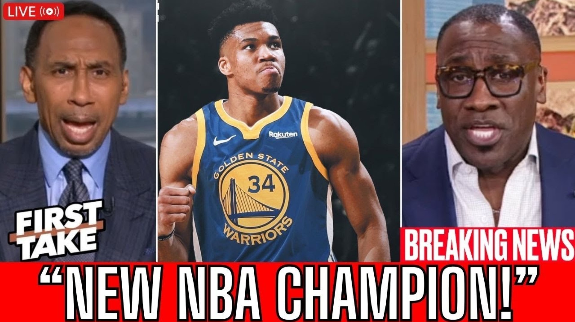BREAKING: ESPN GOES CRAZY to Giannis Antetokounmpo JOINING the Warriors for NBA Title! Warriors News BREAKING: ESPN GOES CRAZY to Giannis Antetokounmpo JOINING the Warriors for NBA Title! Warriors News