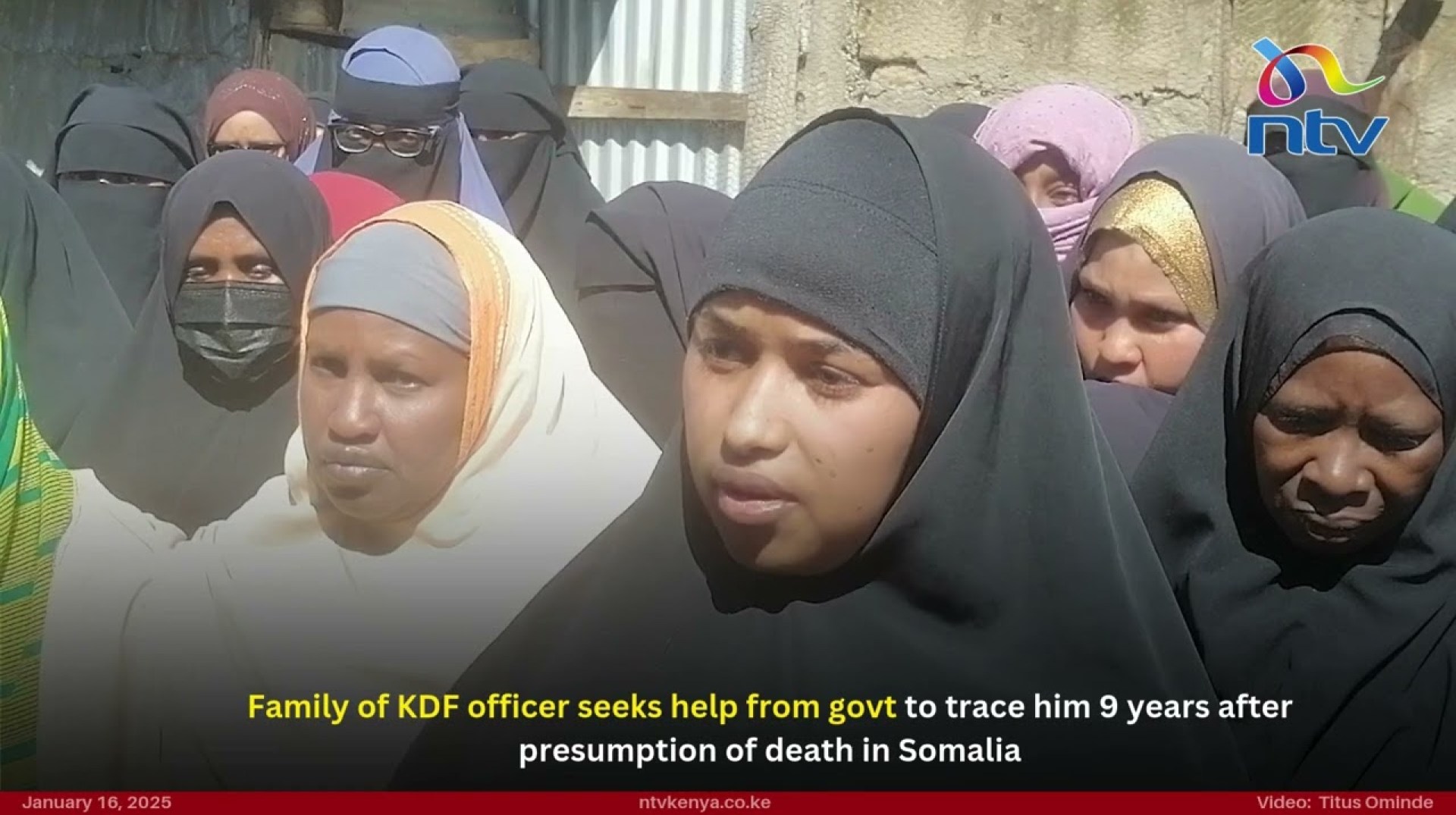 Family seeks government help to trace KDF officer 9 years after disappearance Family seeks government help to trace KDF officer 9 years after disappearance