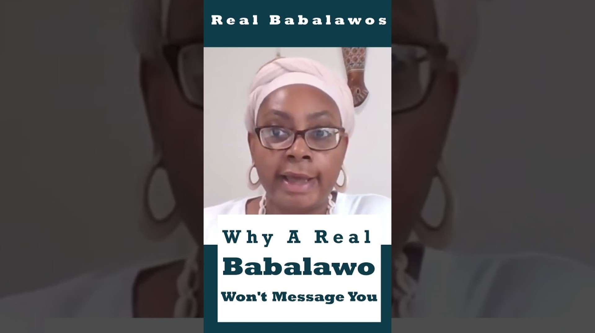 Real Babalawo or Scam? Watch for This Red Flag Real Babalawo or Scam? Watch for This Red Flag